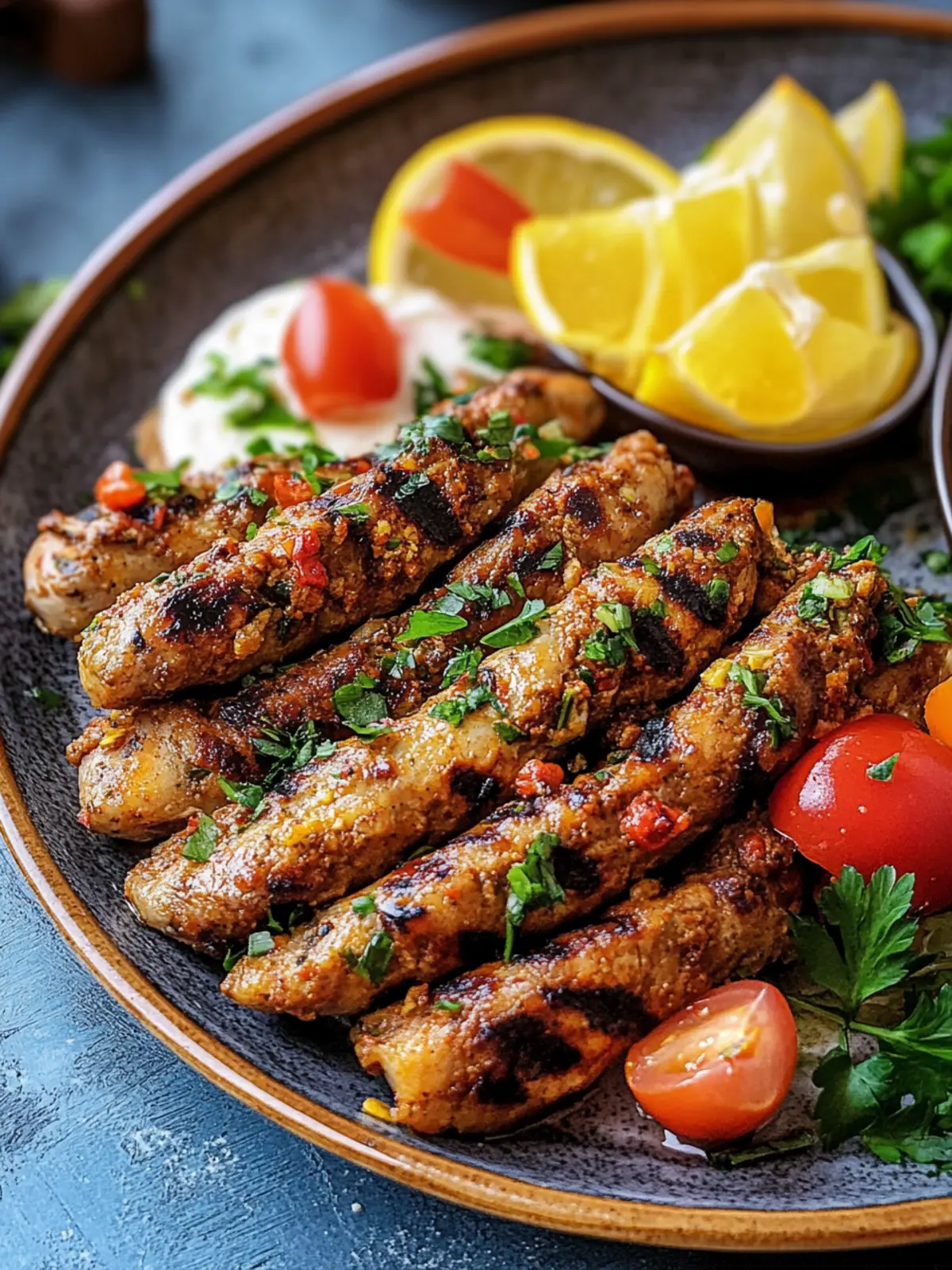 Savor Authentic Egyptian Hawawshi: Crispy Spiced Pitas 3 Egyptian Hawawshi (Arayes)