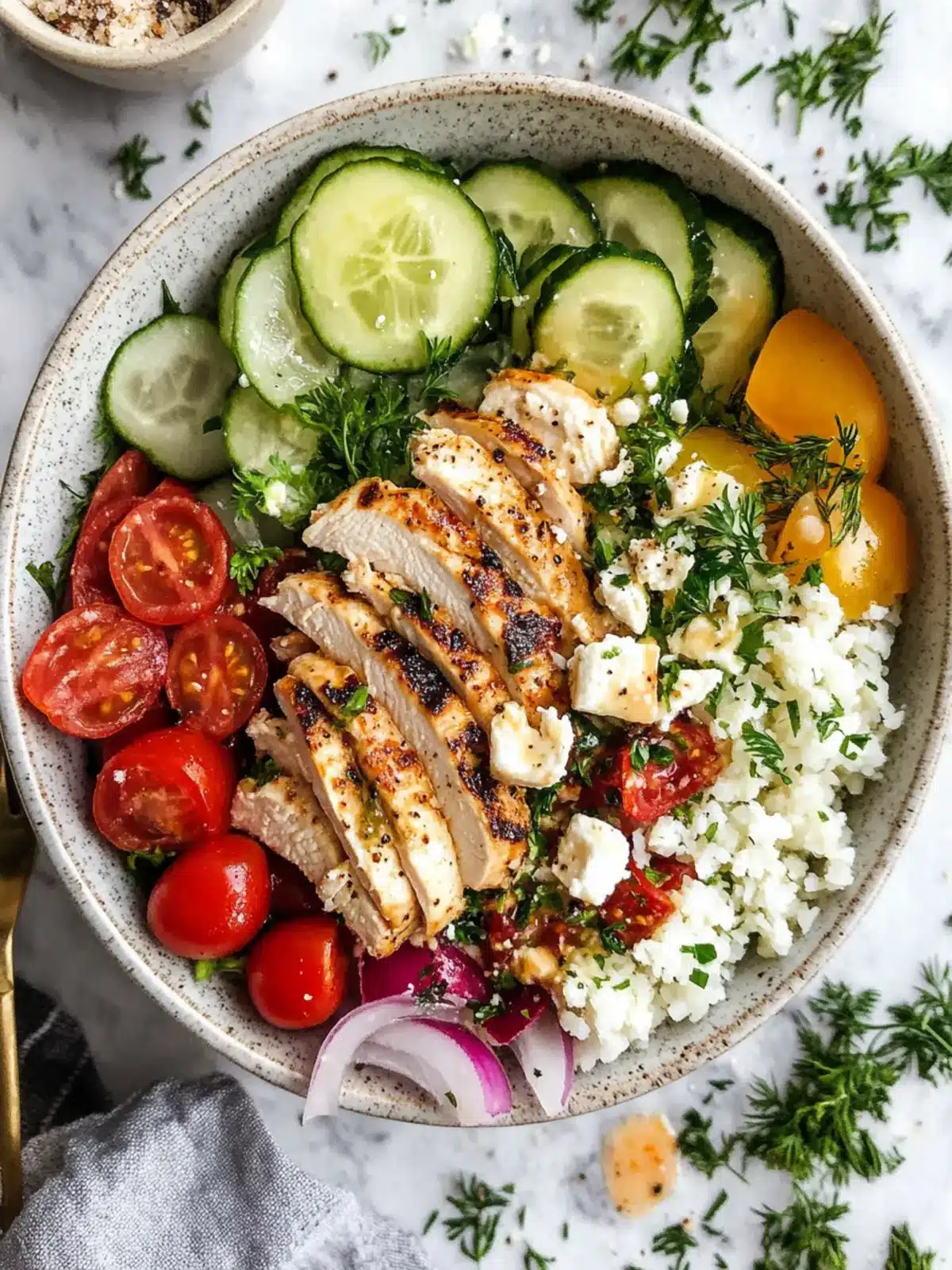 Delicious Greek Chicken Bowls for a Flavorful Dinner Night 2 Greek Chicken Bowls