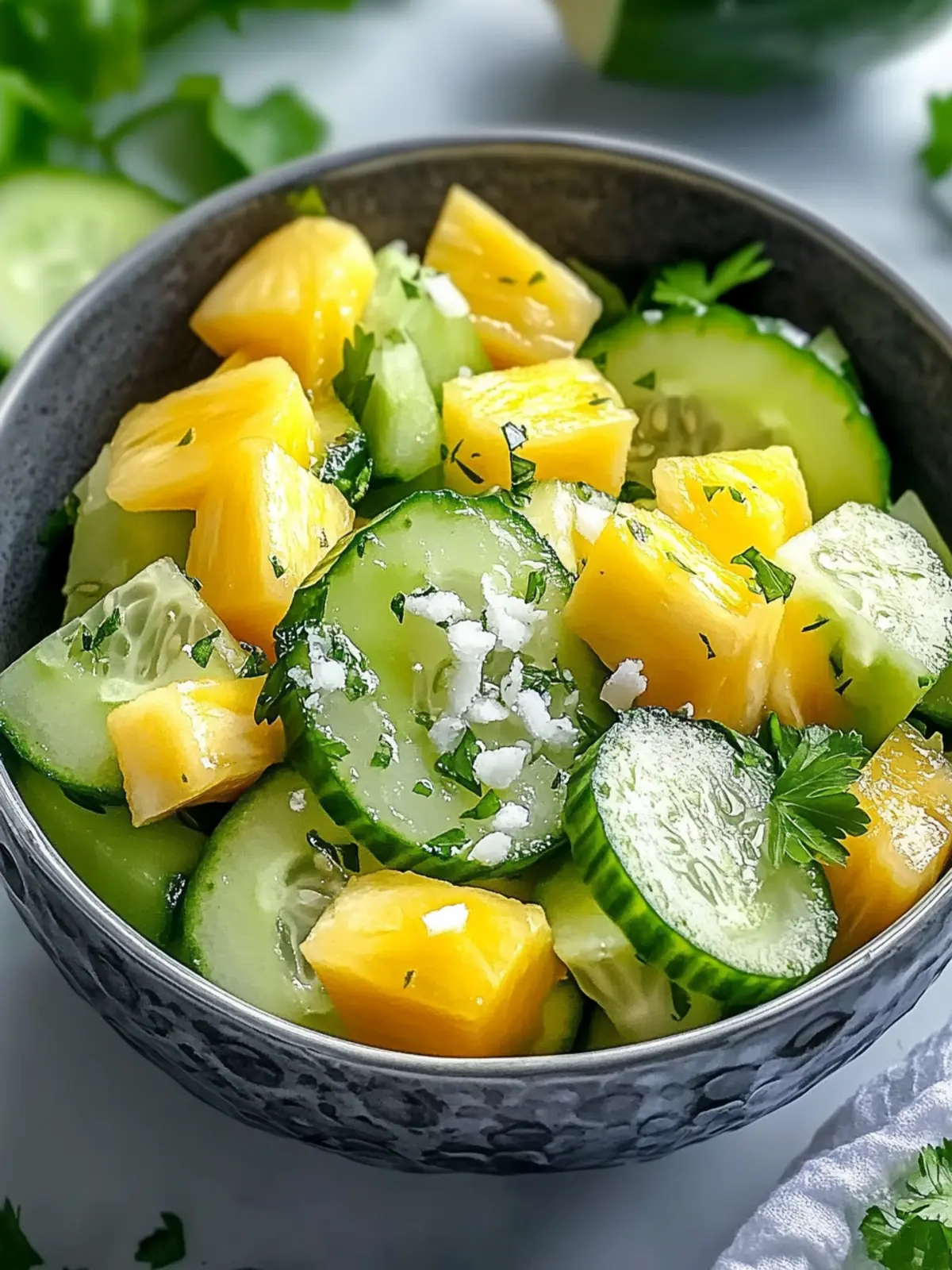 Pineapple Cucumber Salad: Your Summer Refreshment Awaits 3 Pineapple Cucumber Salad