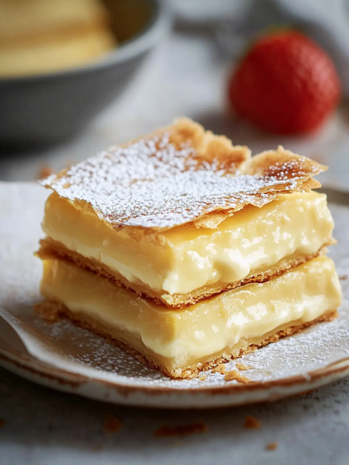 Delicious Vanilla Custard Cream Squares for Sweet Moments 5 Vanilla Custard Cream Squares