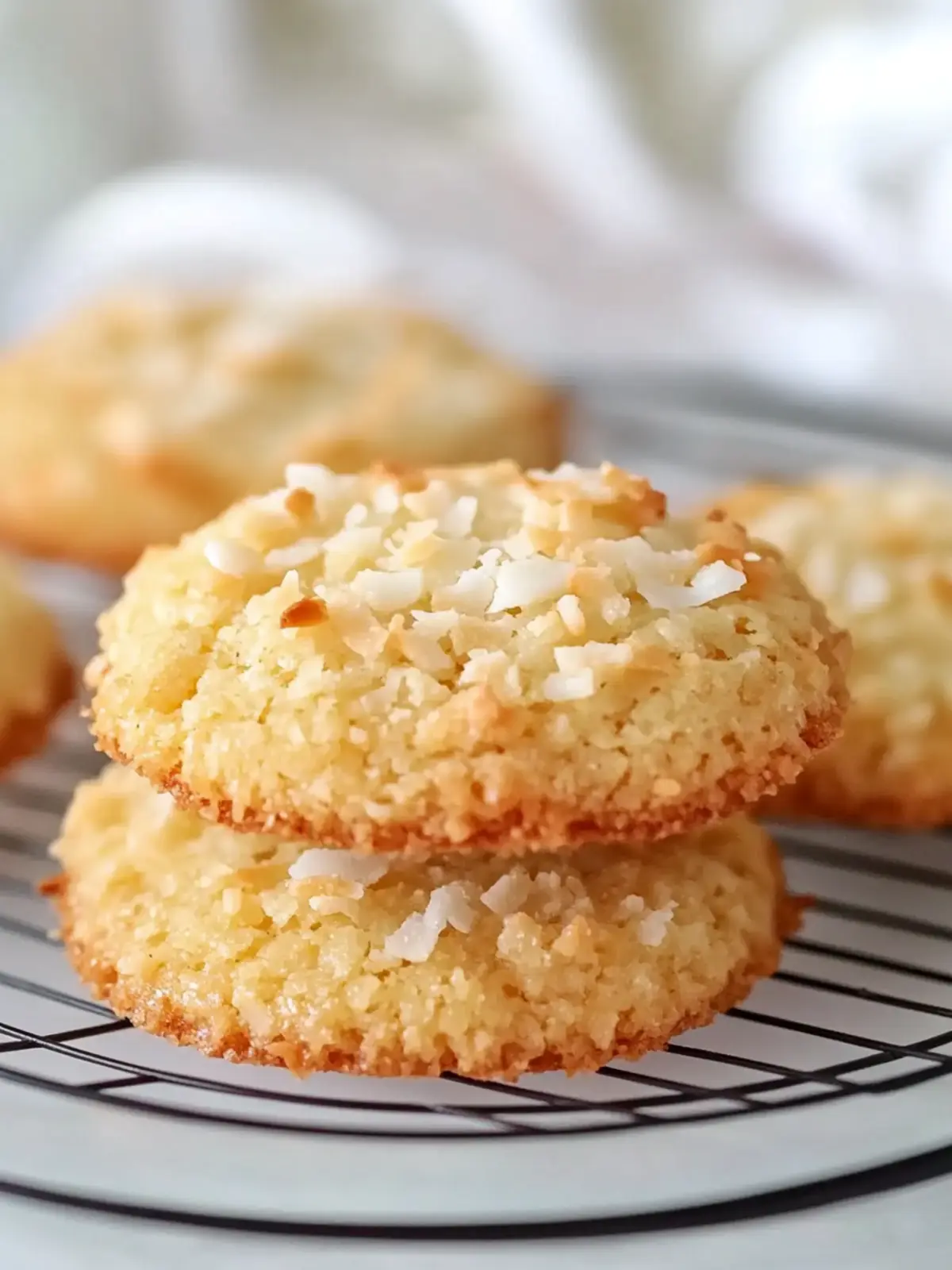 Chewy Coconut Cookies That Take You to Paradise 2 Chewy Coconut Cookies