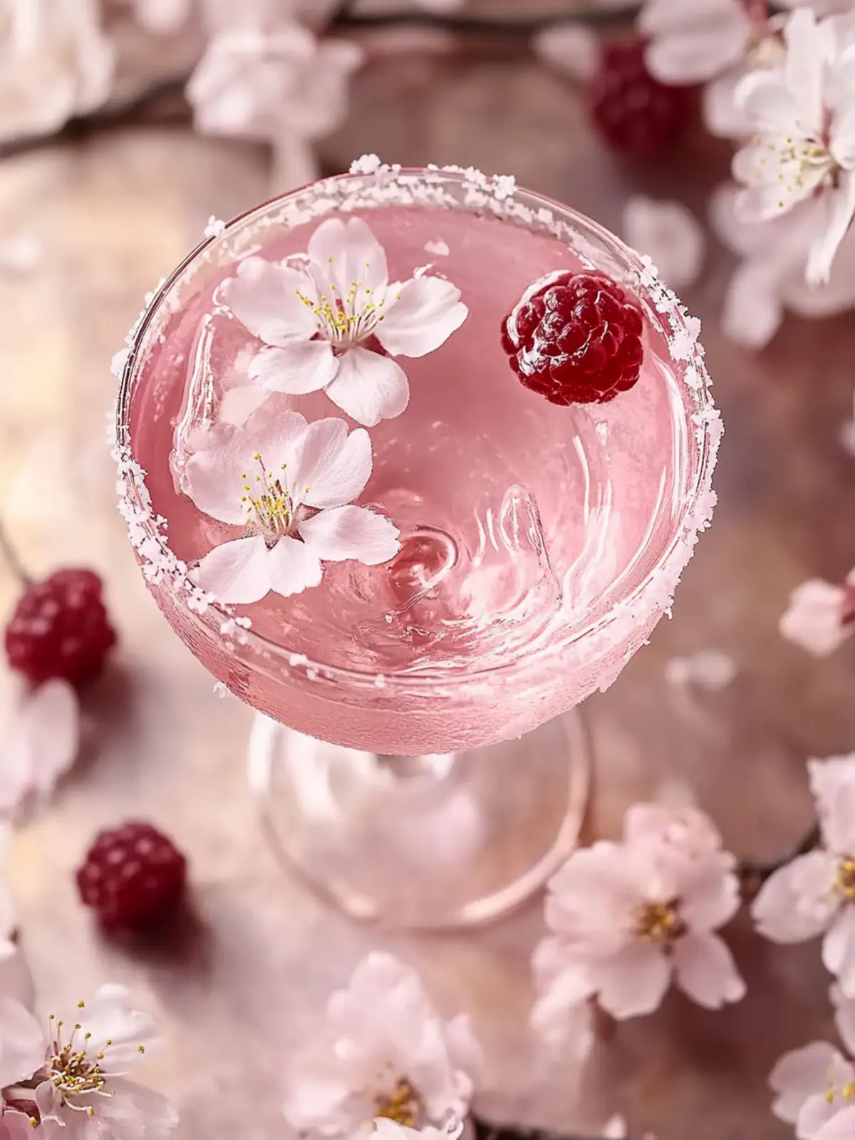 Cherry Blossom Sake Cocktail An Elegant Spring Delight 2 Cherry Blossom Sake Cocktail Elegant Spring Drink
