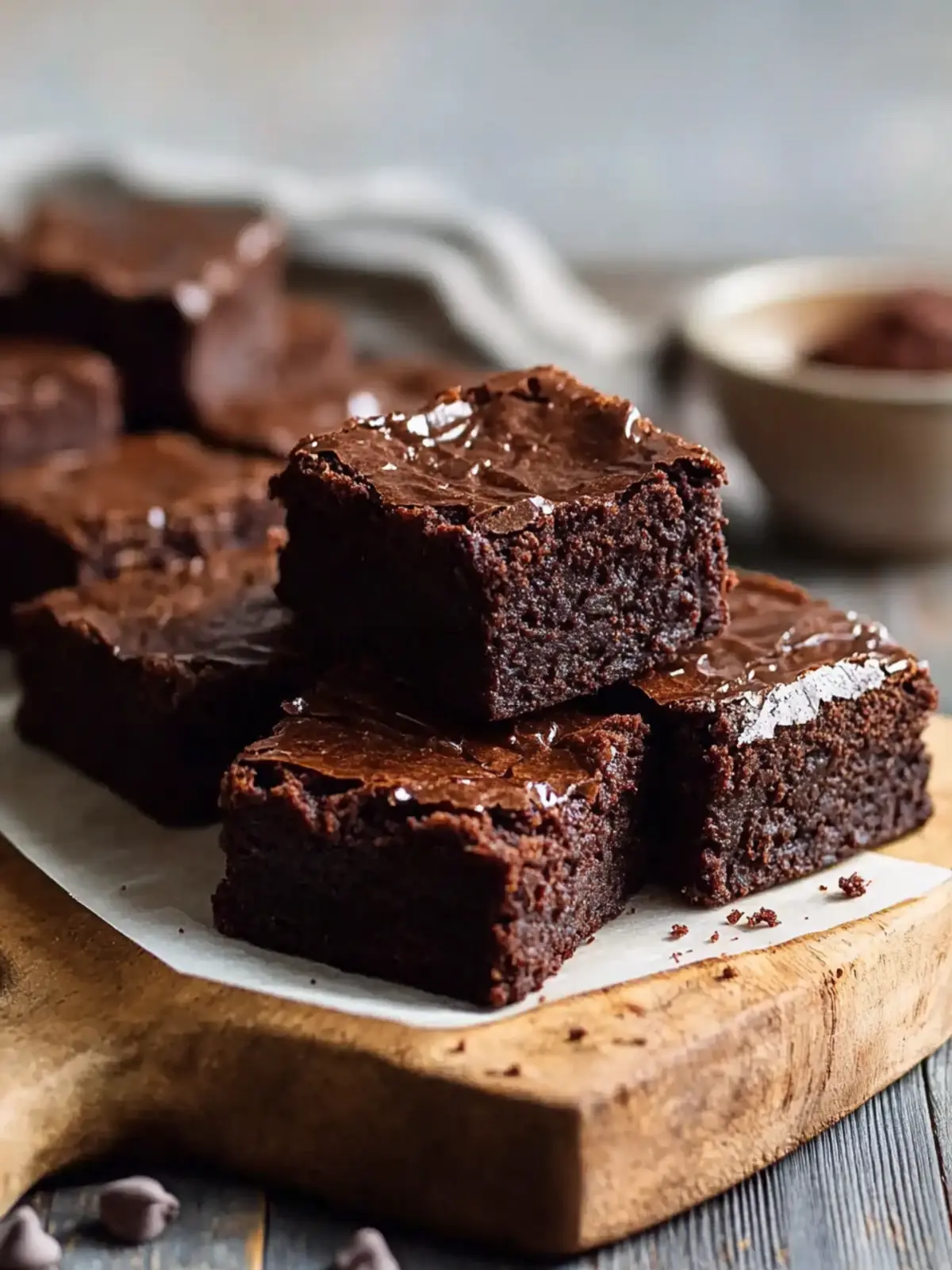 Homemade 4 Ingredient Cottage Cheese Brownies