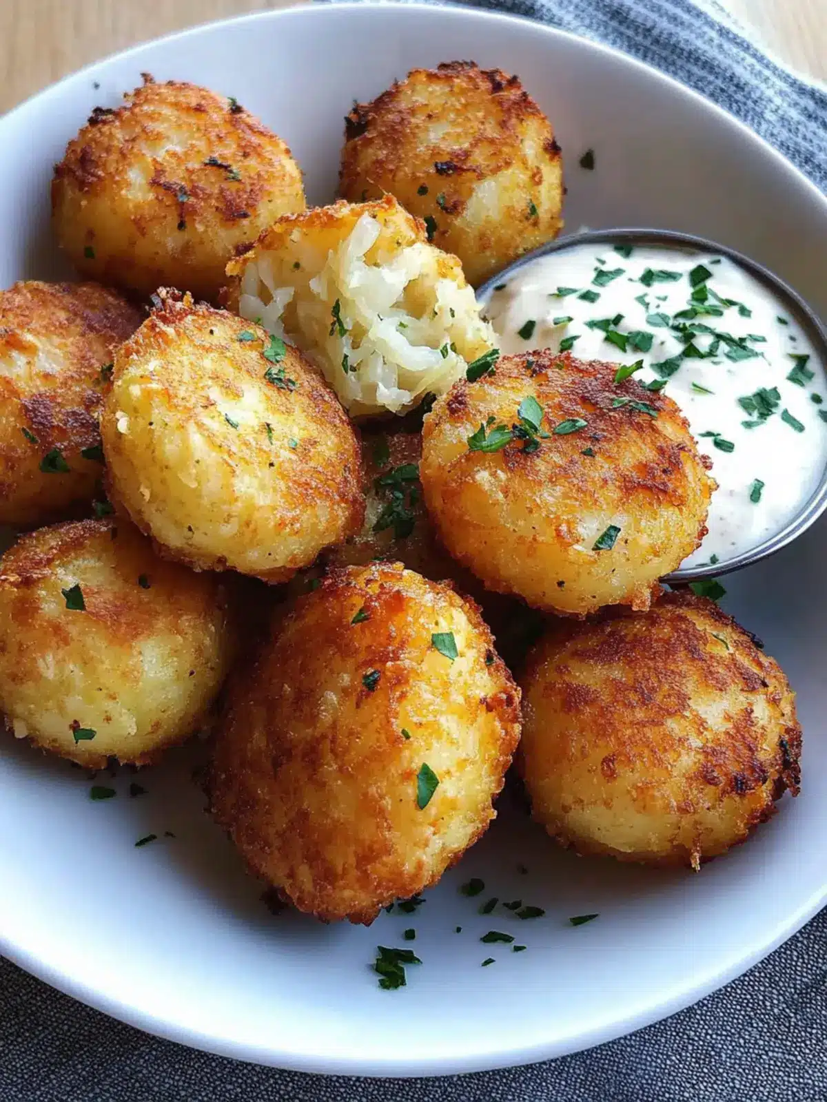 Crispy German Sauerkraut & Potato Bites for Cozy Gatherings 4 German Sauerkraut & Potato Bites