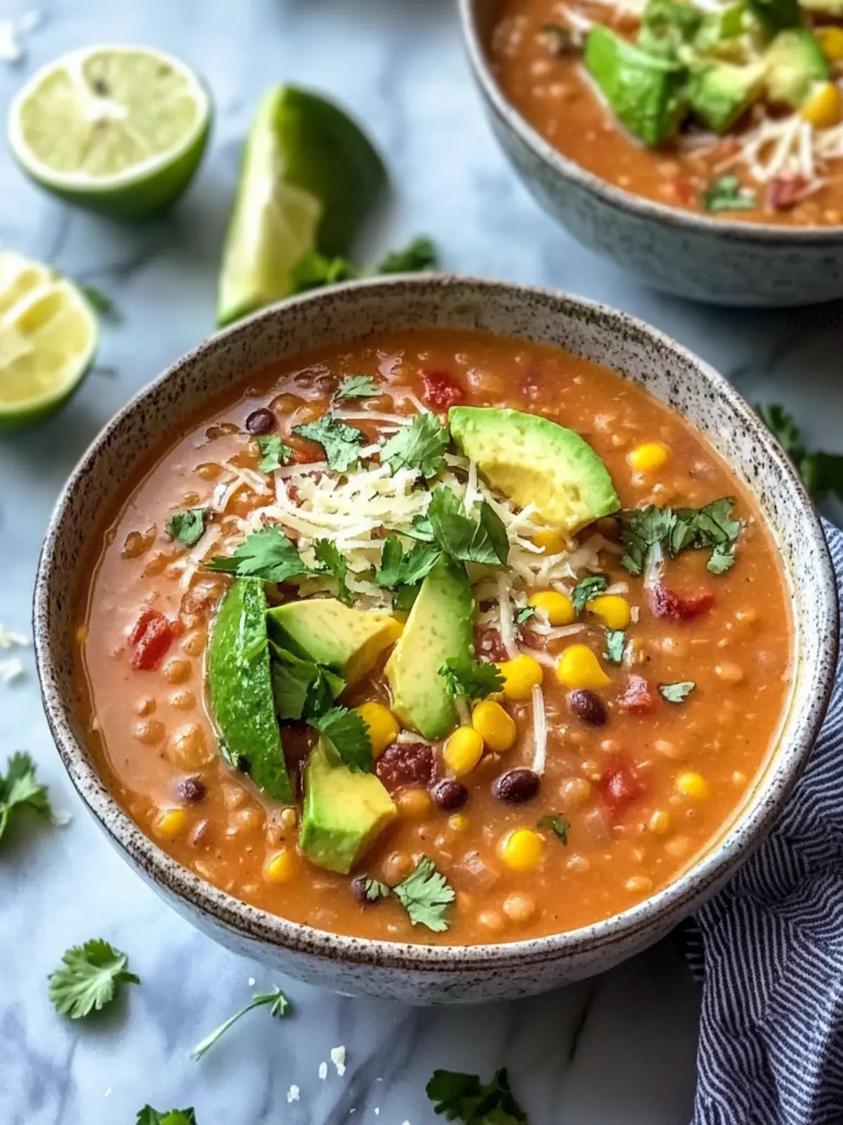Decadent Lentil Tortilla Soup for Cozy Nights In 2 Decadent Lentil Tortilla Soup