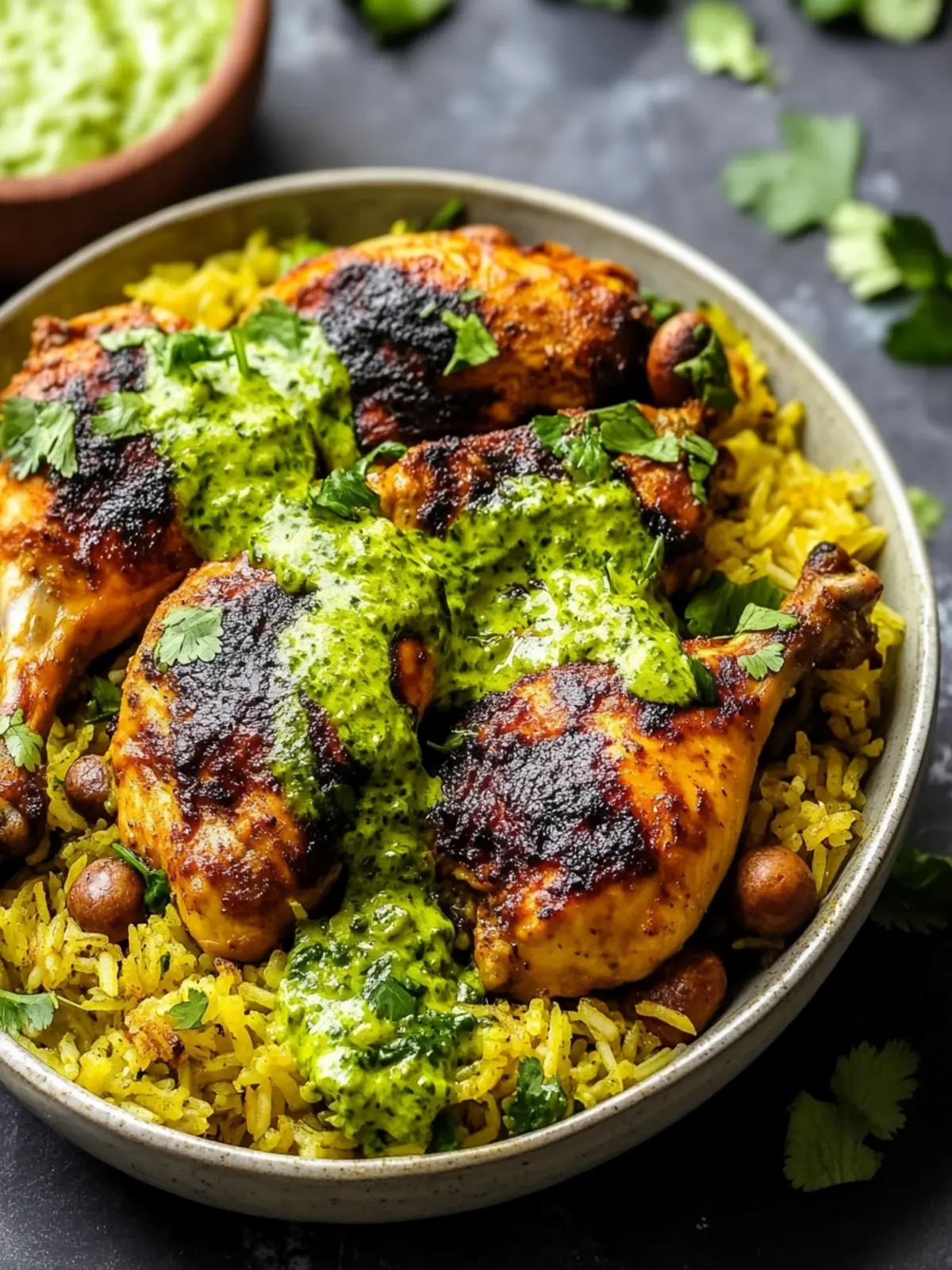 Peruvian Chicken and Rice with Green Sauce Rocks Your Dinner! 3 Peruvian Chicken and Rice with Green Sauce Rocks