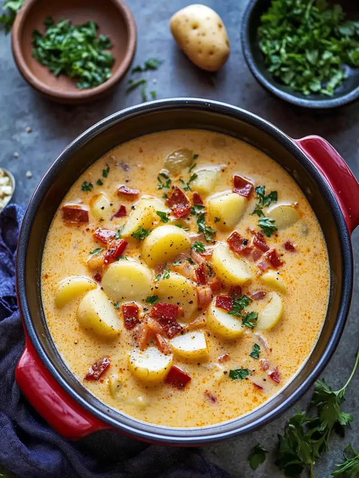 Creamy Cajun Potato Soup to Spice Up Your Dinner Table 3 Cajun Potato Soup