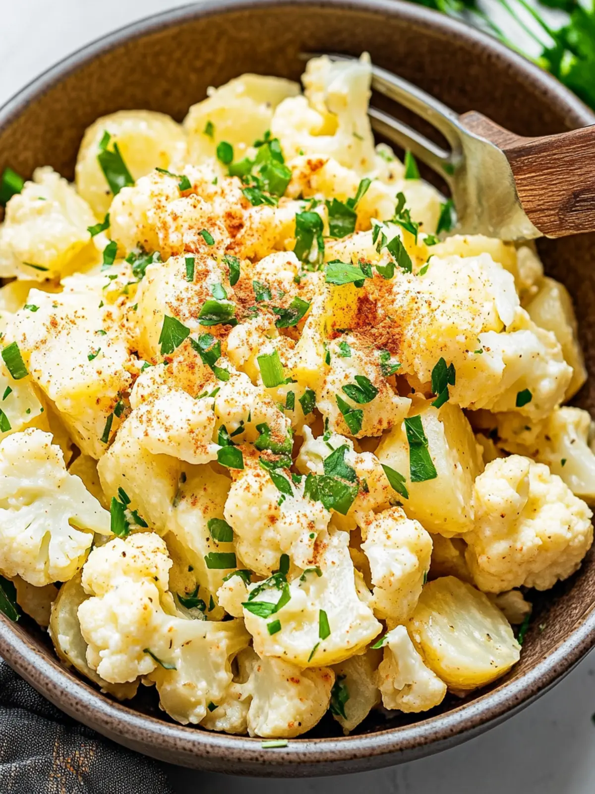 Keto Potato Salad With Cauliflower: A Creamy Twist That Delights 2 Keto Potato Salad With Cauliflower