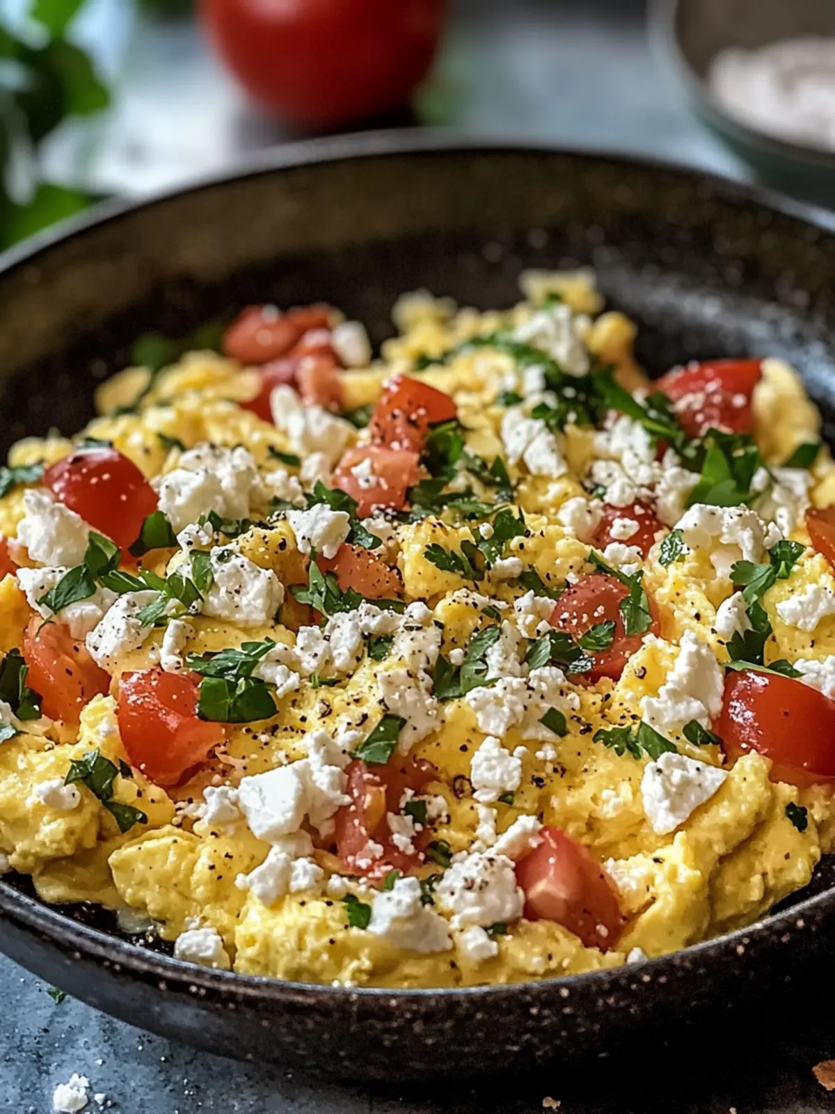 Delicious Healthy Mediterranean Scrambled Eggs to Energize Your Mornings 4 Healthy Mediterranean Scrambled Eggs