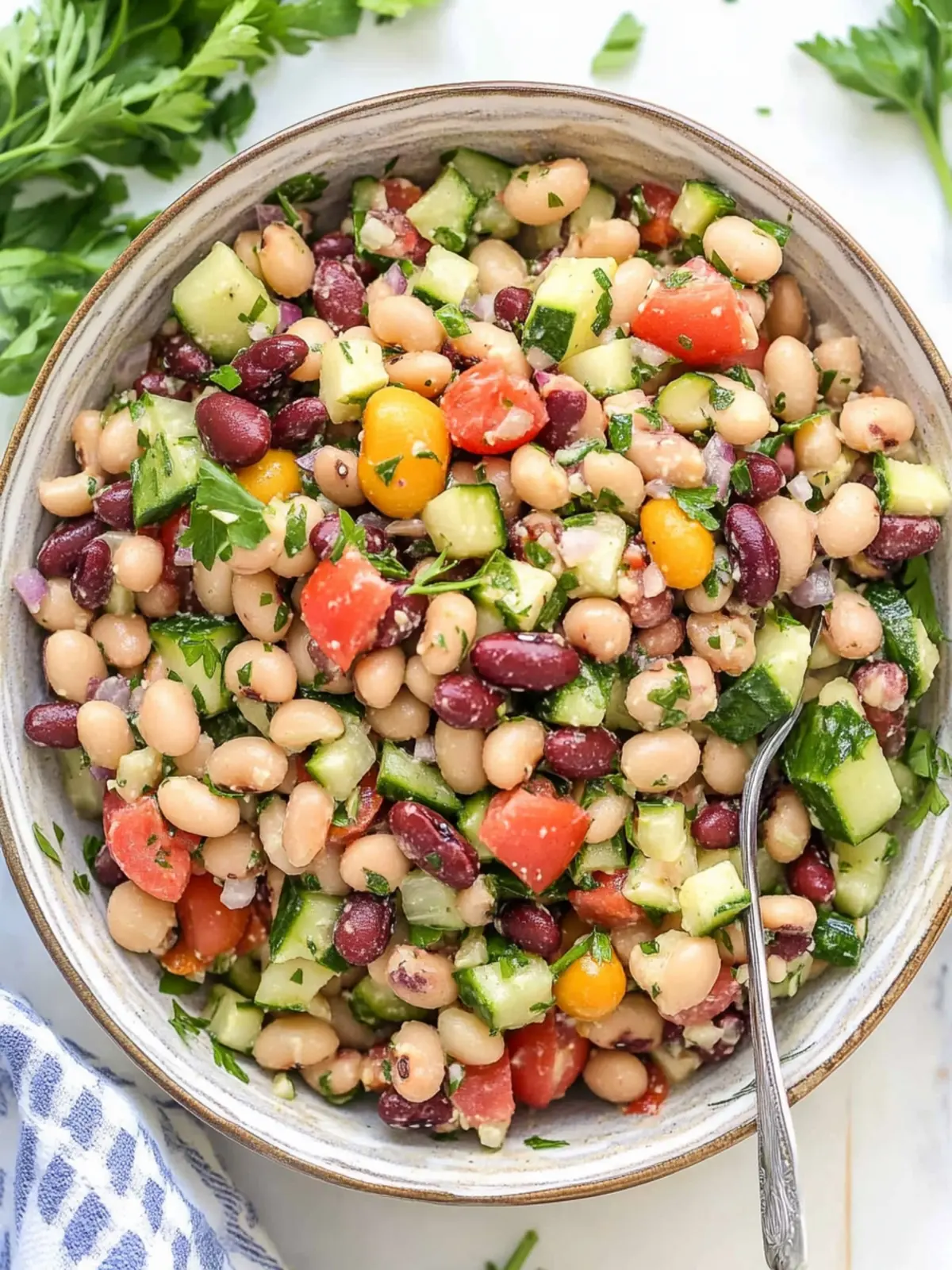 Brighten Your Table with This Mediterranean Bean Salad Magic 5 Mediterranean Bean Salad