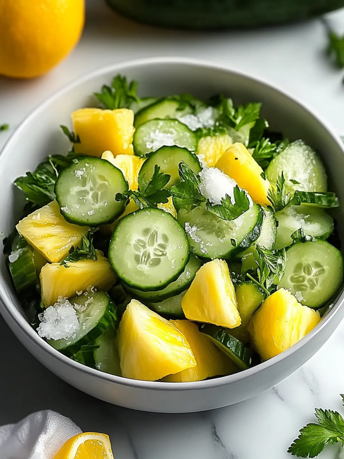 Pineapple Cucumber Salad: Your Summer Refreshment Awaits 2 Pineapple Cucumber Salad
