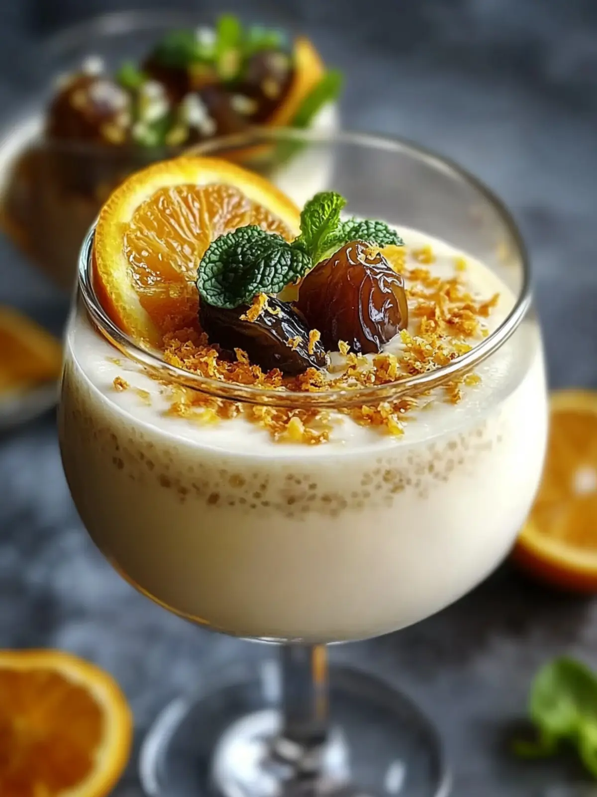 Heavenly Lebanese Date & Orange Blossom Mousse in 15 Minutes 4 Lebanese Date & Orange Blossom Mousse