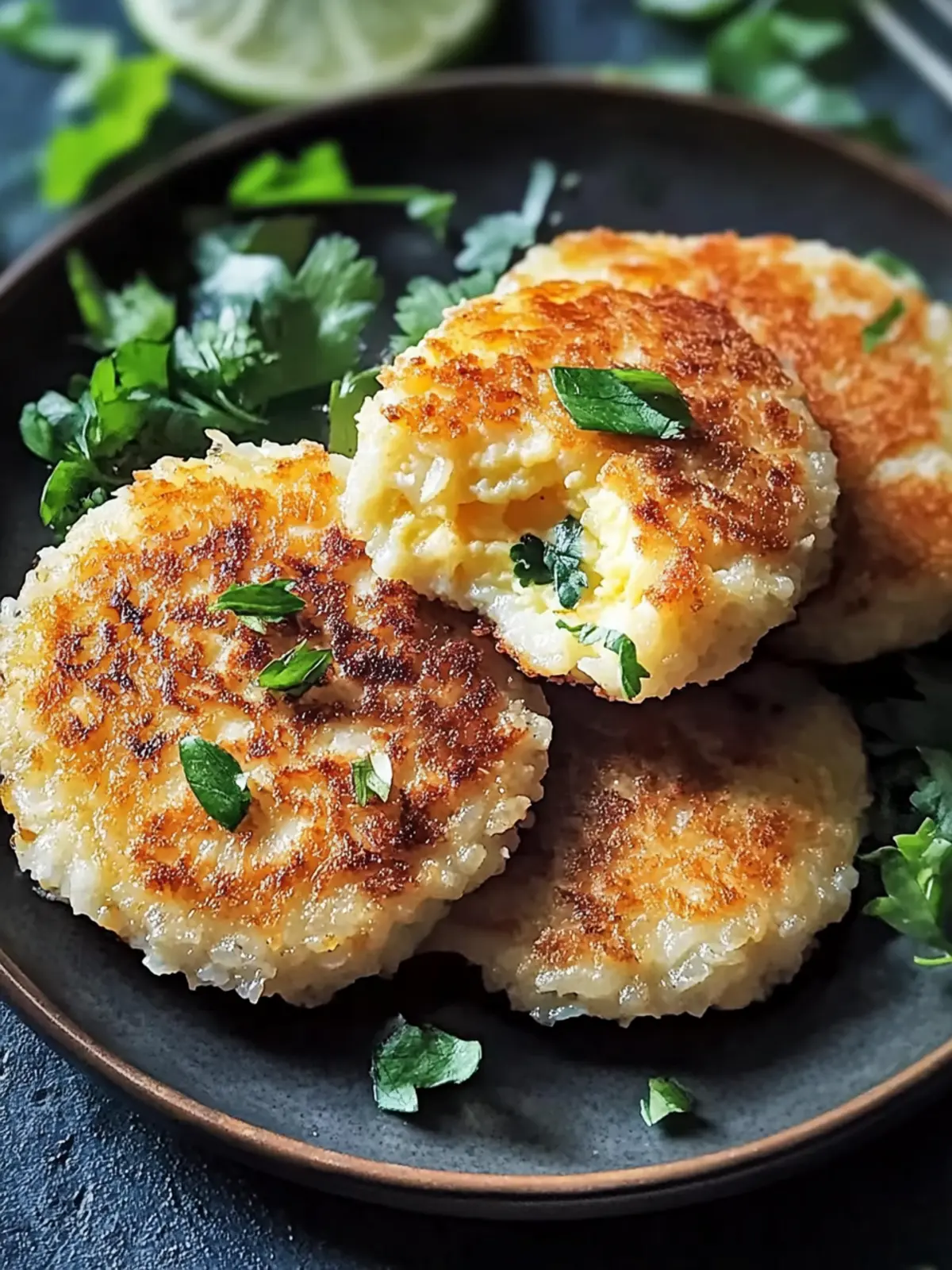 Crispy Egg and Rice Patties: A Crunchy Snack You’ll Love 2 Crispy Egg and Rice Patties