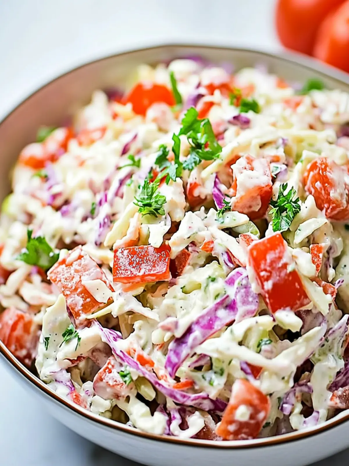 Keto BLT Coleslaw That's Bursting with Fresh Flavor 3 Keto BLT Coleslaw