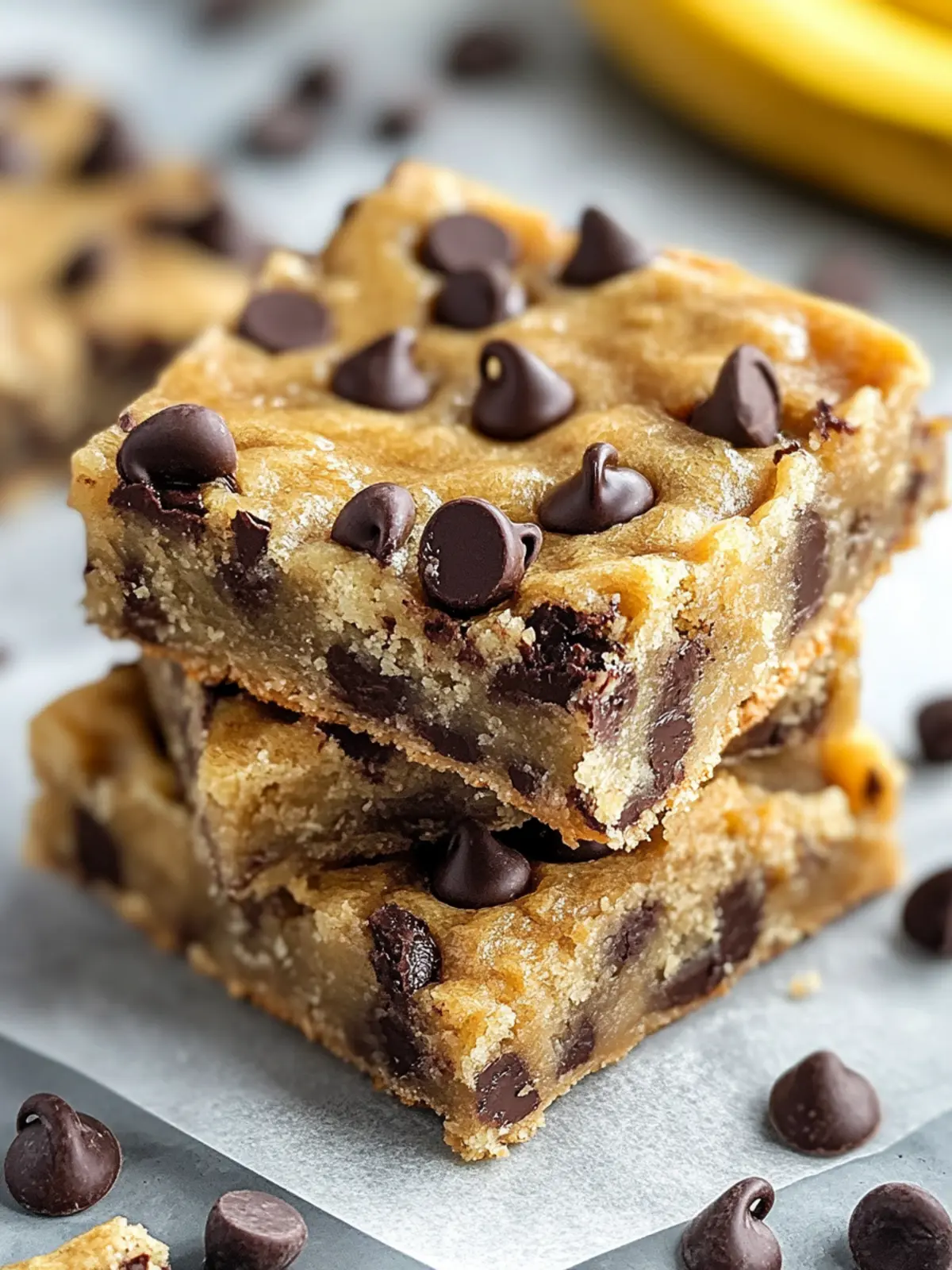 Delicious Banana Chocolate Chip Bars for Guilt-Free Indulgence 5 Banana Chocolate Chip Bars