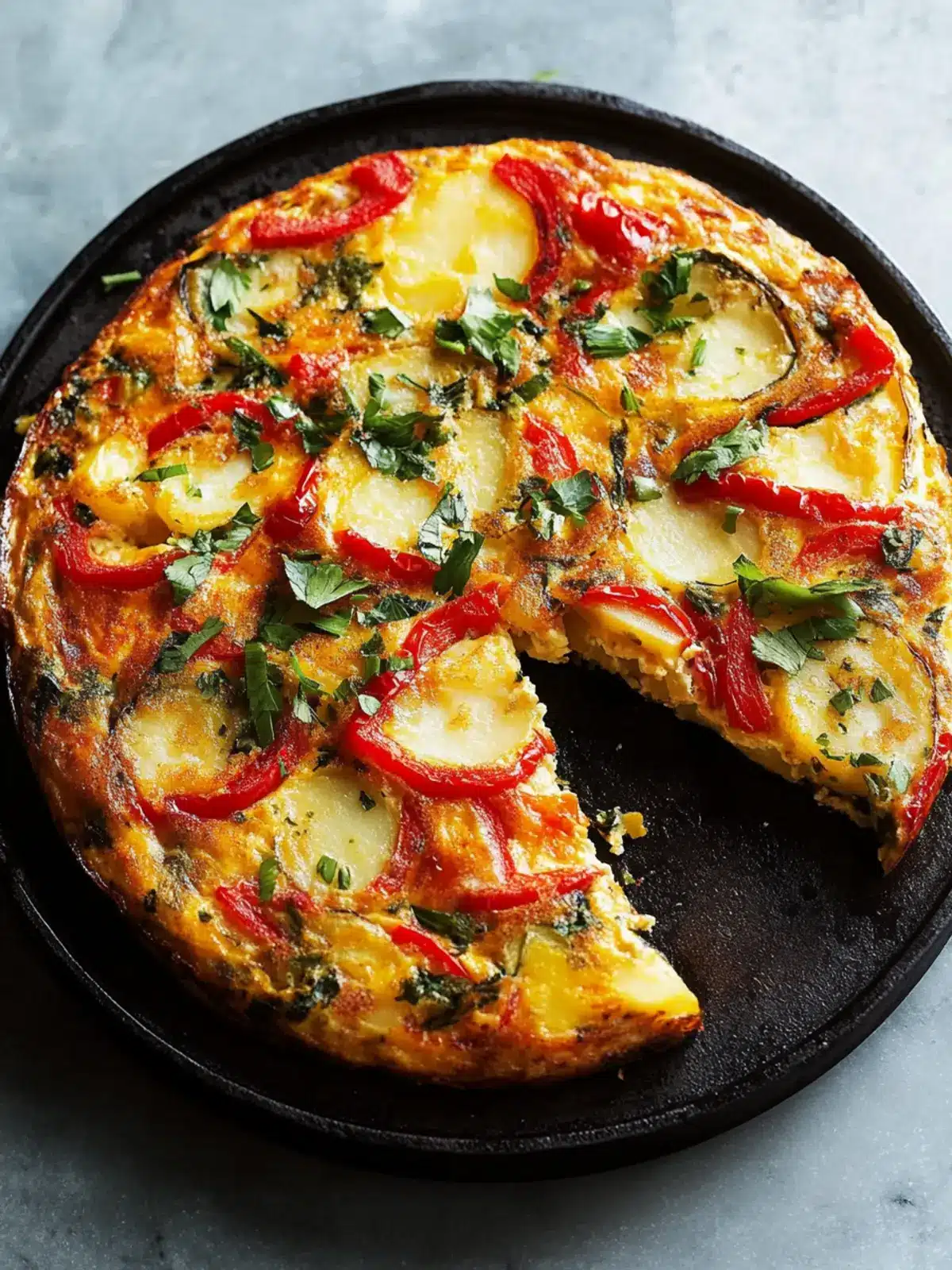 Savor the Day with Easy Potato and Pepper Frittata Delight 5 Easy Potato and Pepper Frittata