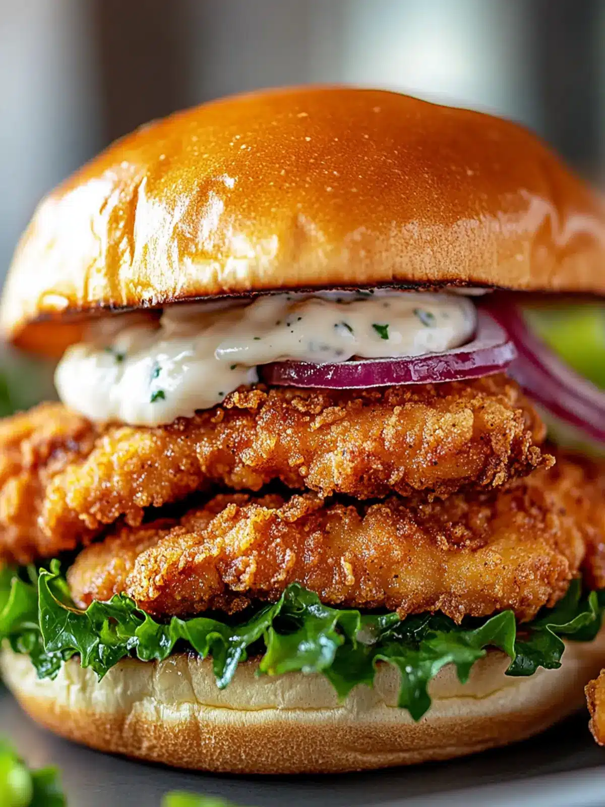 Cajun Crispy Chicken Sandwich with Garlic Aioli: Flavor Bliss 3 Cajun Crispy Chicken Sandwich with Garlic Aioli