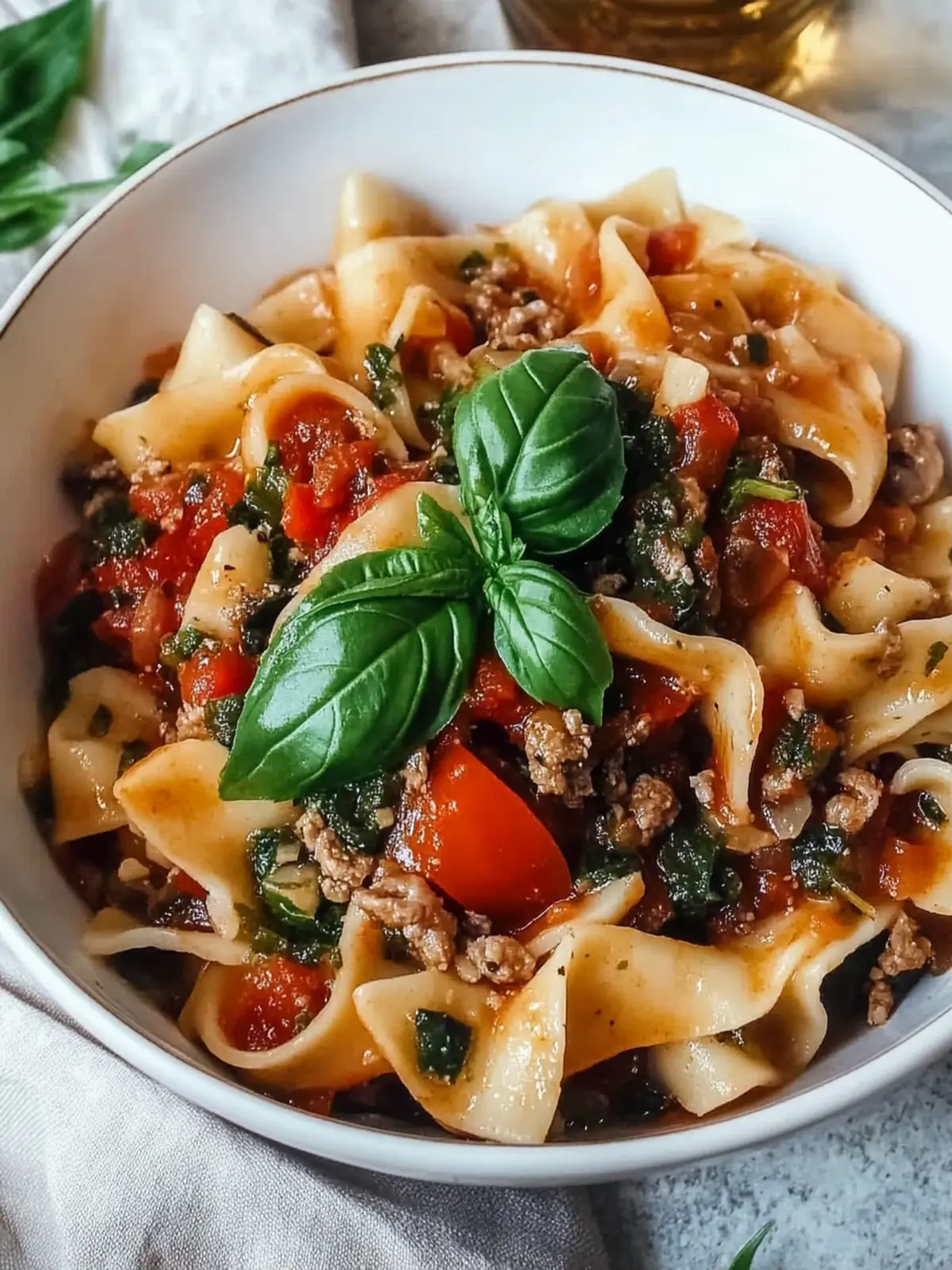 Italian Drunken Noodles: Your New Favorite Comfort Dish 2 Italian Drunken Noodles