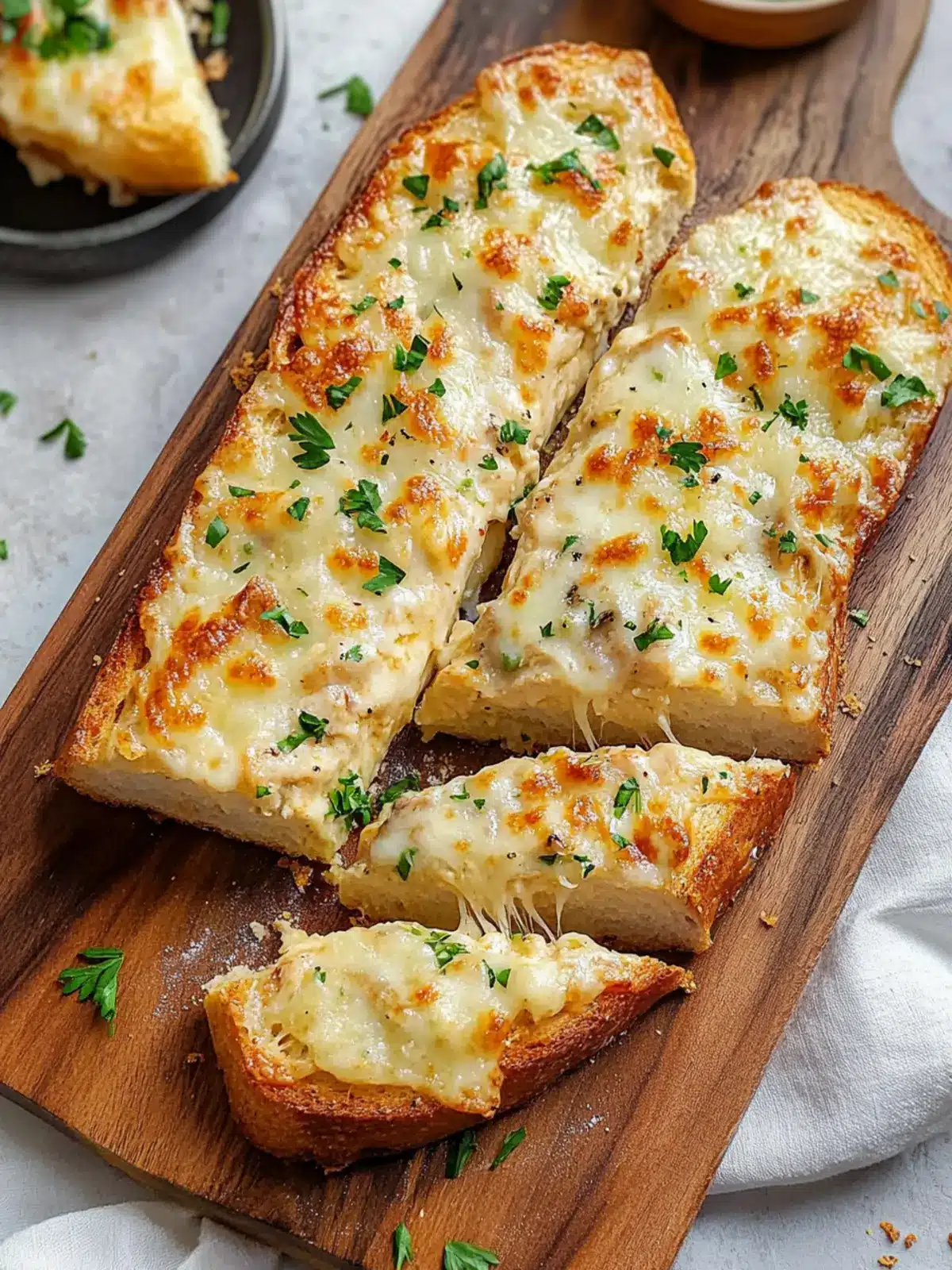 Mouthwatering Viral Chicken Alfredo Garlic Bread Recipe 4 Viral Chicken Alfredo Garlic Bread