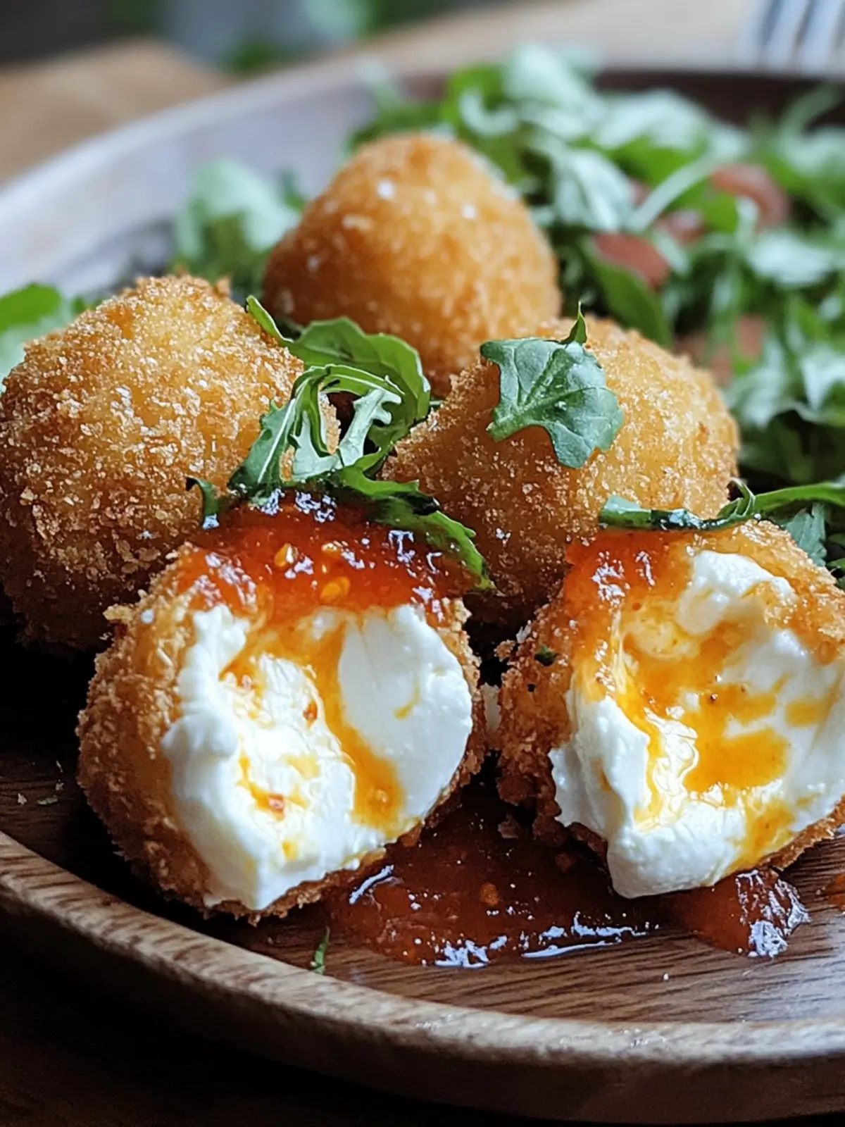 Crispy Fried Burrata with Spicy Dipping Sauce You'll Love 5 Crispy Fried Burrata with Spicy Dipping Sauce