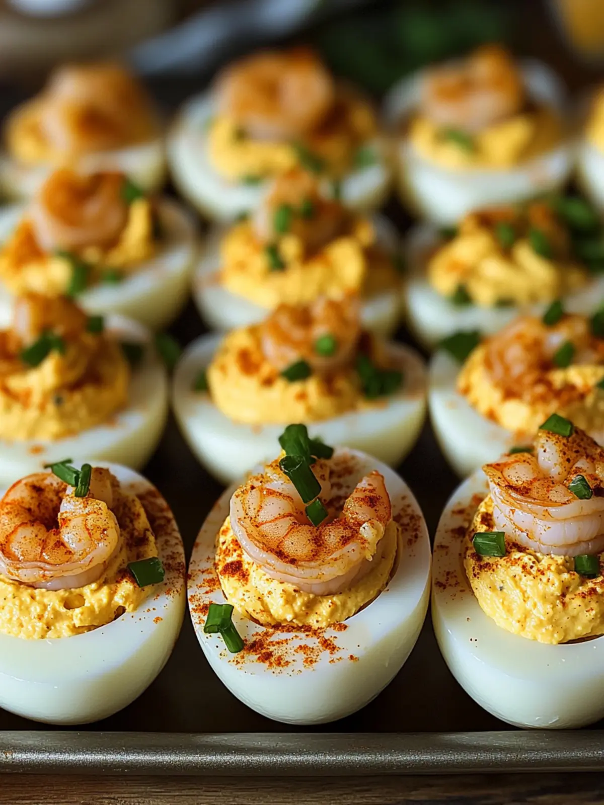 Cajun Shrimp Deviled Eggs: A Flavor-Packed Party Hit 4 Cajun Shrimp Deviled Eggs