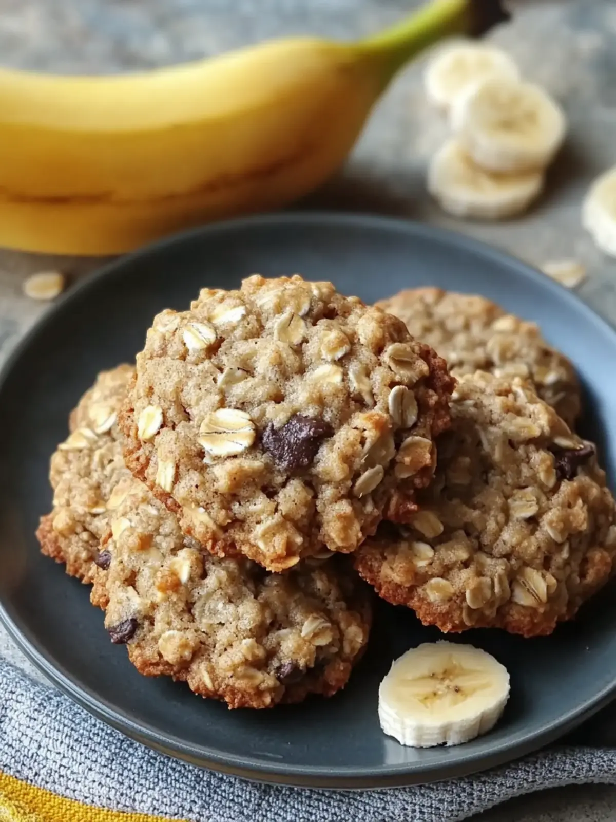 Chewy Banana Oatmeal Cookies for Guilt-Free Snacking Delights 4 Chewy Banana Oatmeal Cookies
