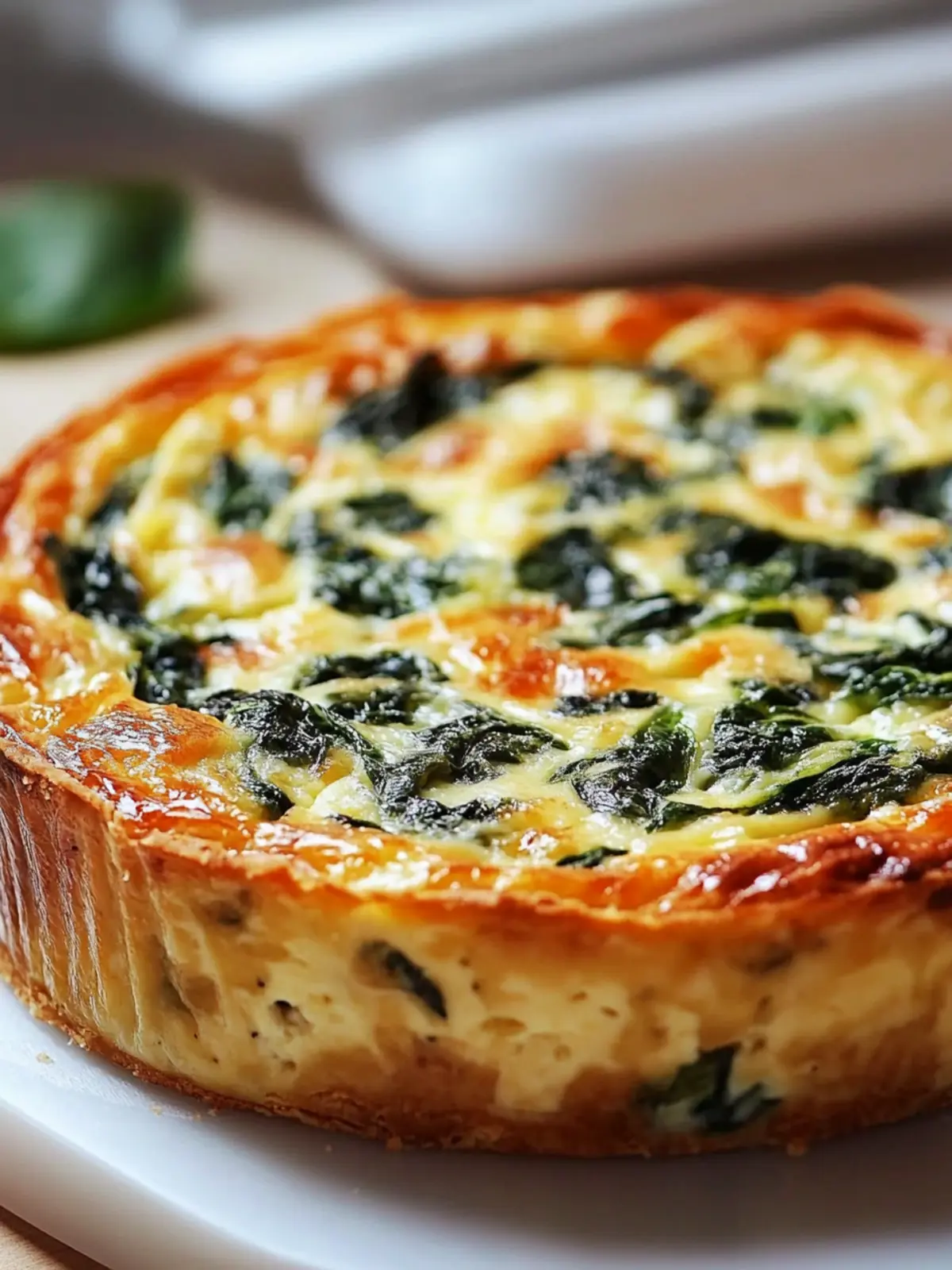 Cottage Cheese and Spinach Crustless Quiche Recipe for Easy Mornings 2 Cottage Cheese and Spinach Crustless Quiche Recipe