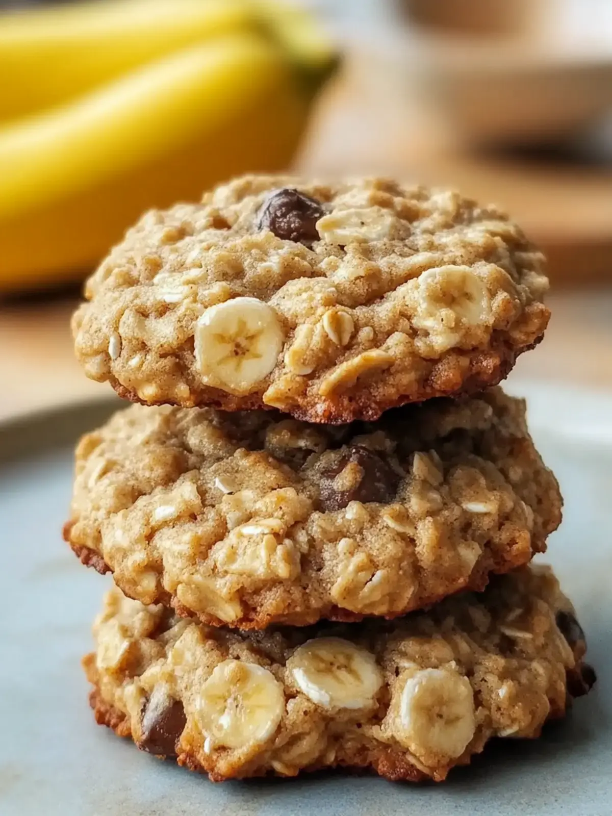 Chewy Banana Oatmeal Cookies for Guilt-Free Snacking Delights 2 Chewy Banana Oatmeal Cookies