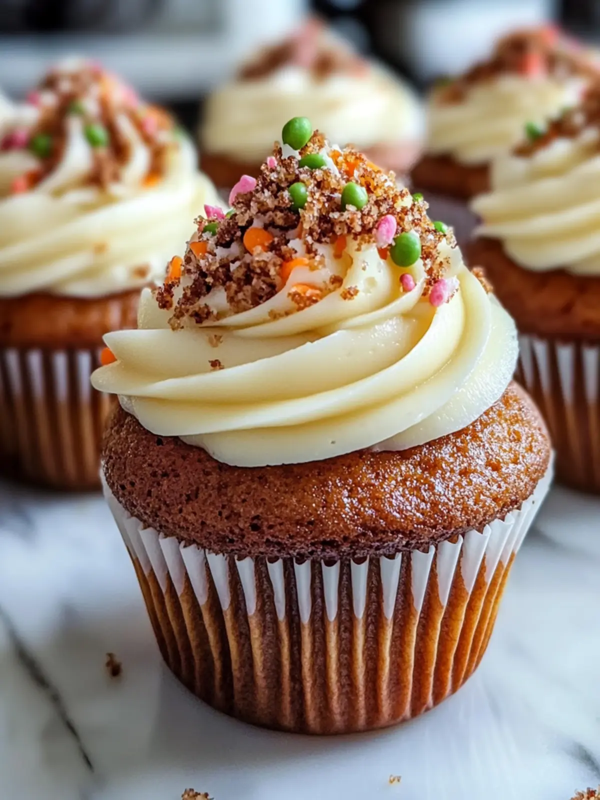 Moist Carrot Cake Cupcakes Made Easy in a Pressure Cooker 4 Carrot cake cupcakes