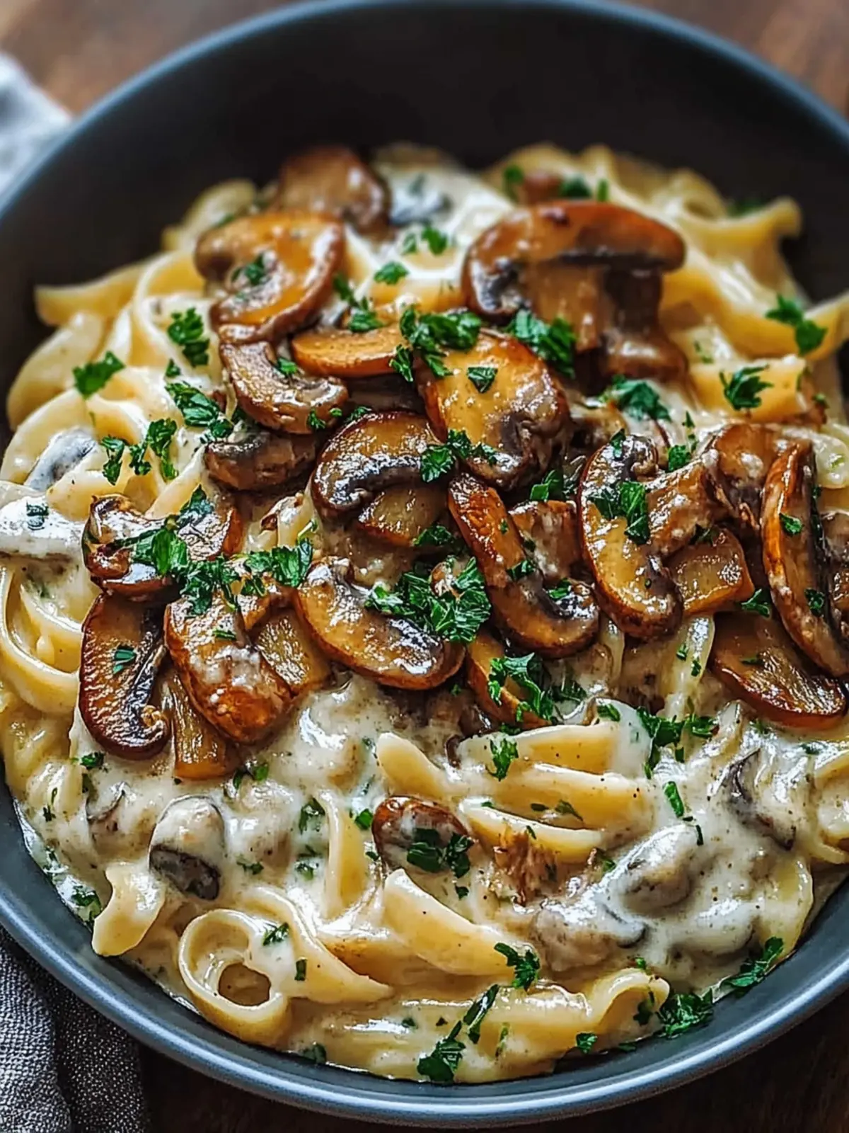Savory Onion Mushroom Stroganoff for Comfort Food Lovers 5 Onion Mushroom Stroganoff