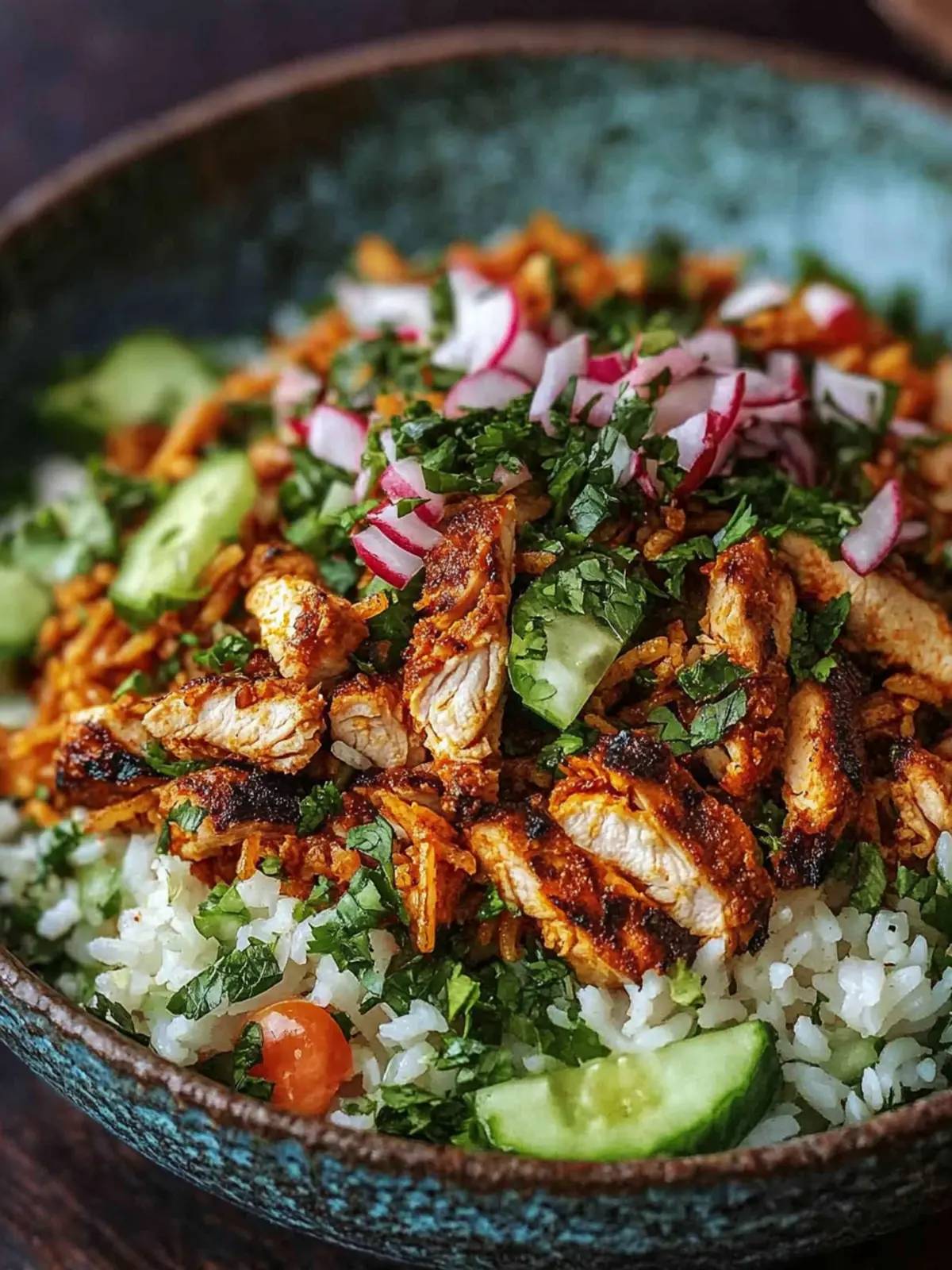 Elevate Meals with Chicken Shawarma Crispy Rice Salad 3 Chicken Shawarma Crispy Rice Salad