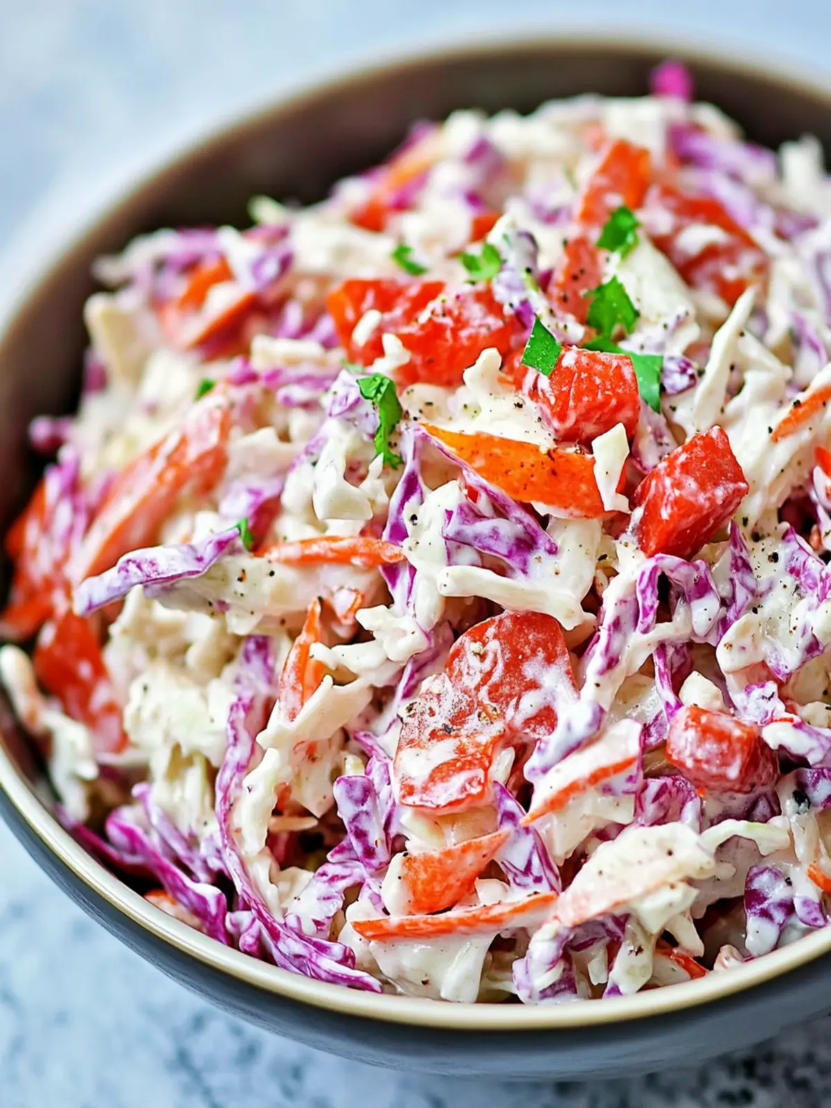 Keto BLT Coleslaw That's Bursting with Fresh Flavor 4 Keto BLT Coleslaw