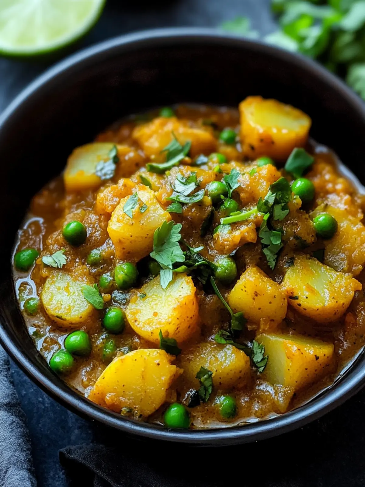 Spicy Aloo Matar Dry: Curried Potatoes and Peas in Minutes 5 Spicy aloo matar dry-curried potatoes and peas