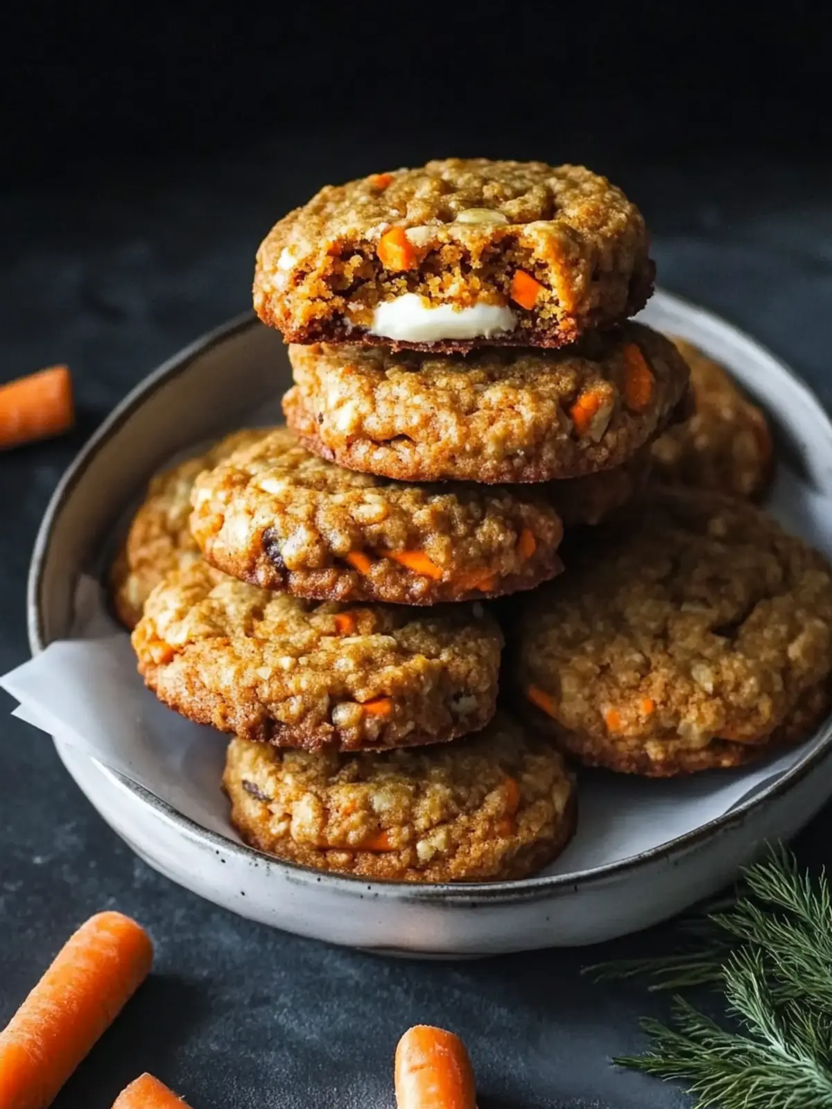 Irresistible Carrot Cake Cookies with Creamy Frosting Delight 5 Carrot Cake Cookies