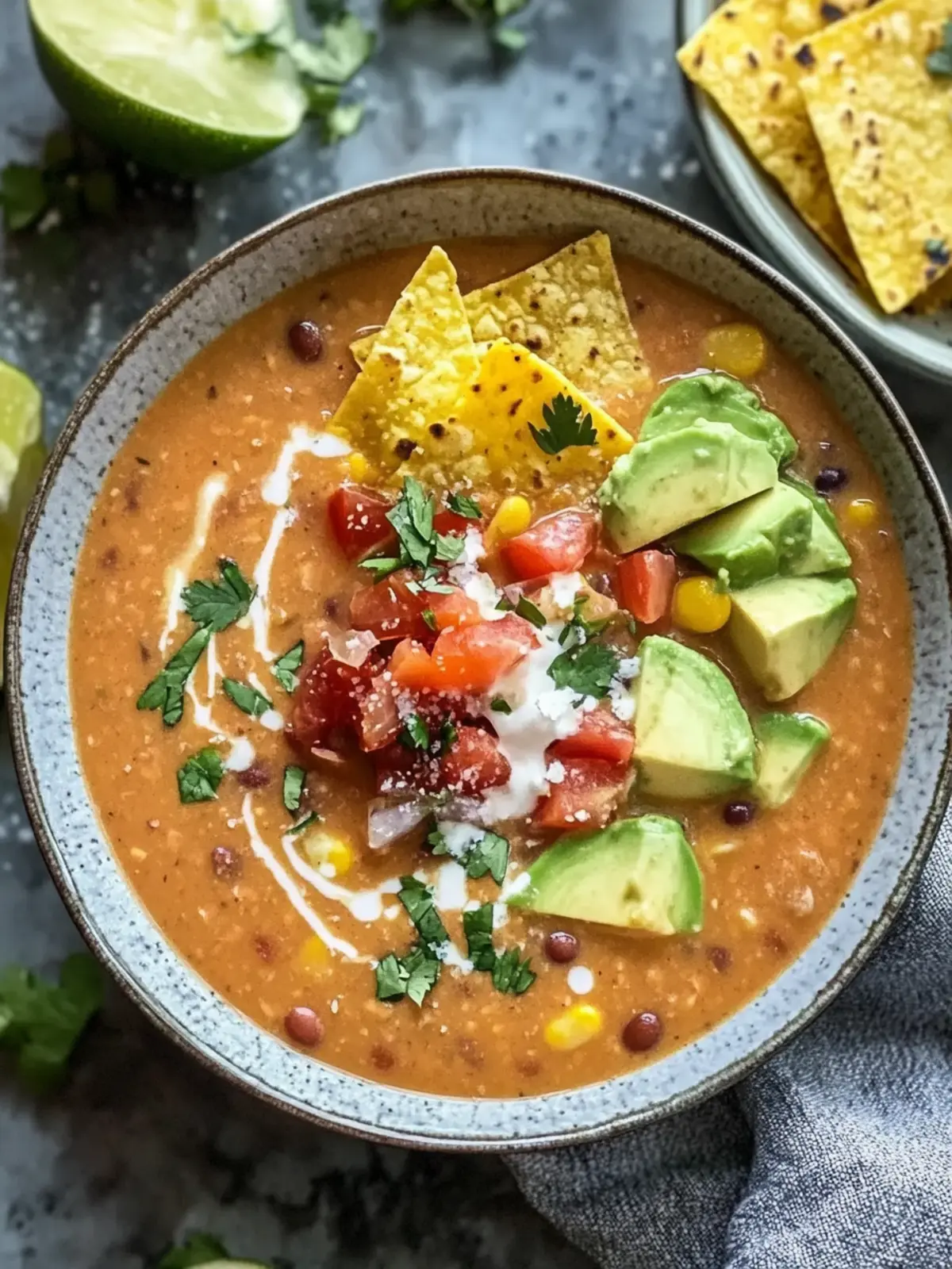 Decadent Lentil Tortilla Soup for Cozy Nights In 5 Decadent Lentil Tortilla Soup