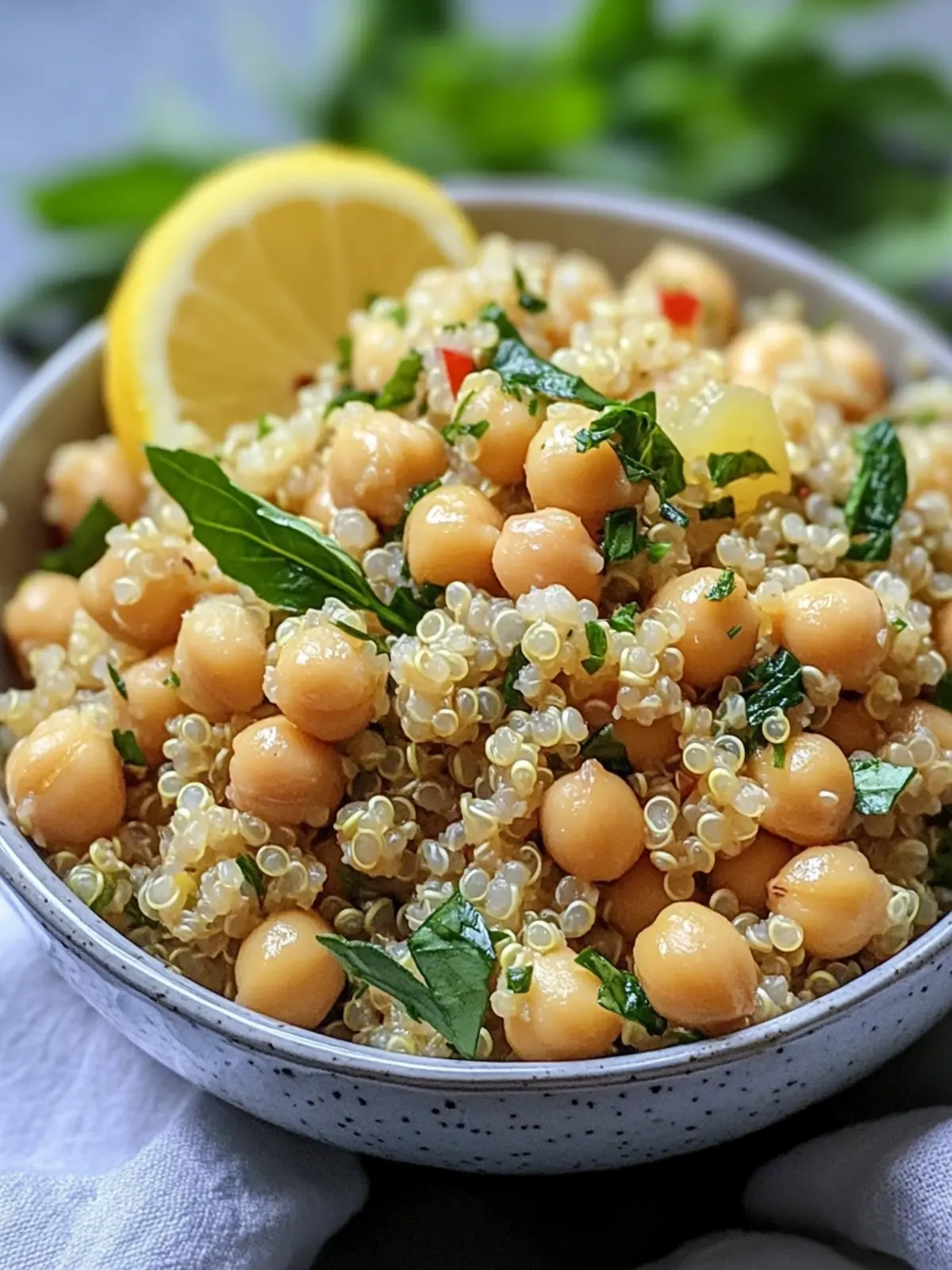 Zesty Lemon Herb Quinoa with Chickpeas – A Refreshing Boost 5 Lemon Herb Quinoa with Chickpeas