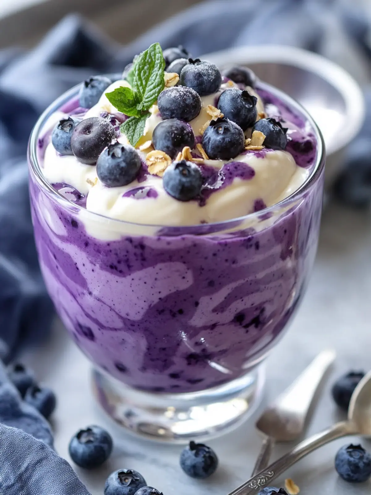 Indulge in Creamy 10g Protein Blueberry Vanilla Bean Pudding 4 Creamy 10g Protein Blueberry Vanilla Bean Pudding