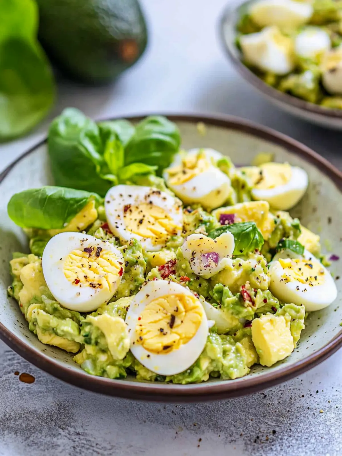 Keto Avocado Egg Salad: A Creamy Low-Carb Delight 2 Keto Avocado Egg Salad