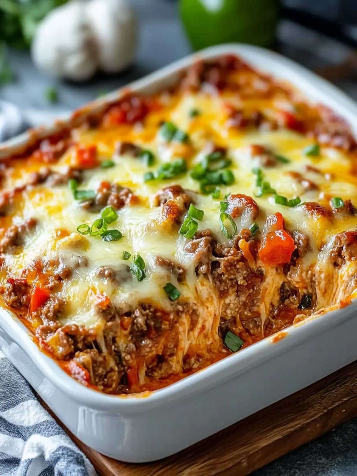 Low Carb Philly Cheesesteak Casserole: Cheesy Family Delight 2 Low Carb Philly Cheesesteak Casserole