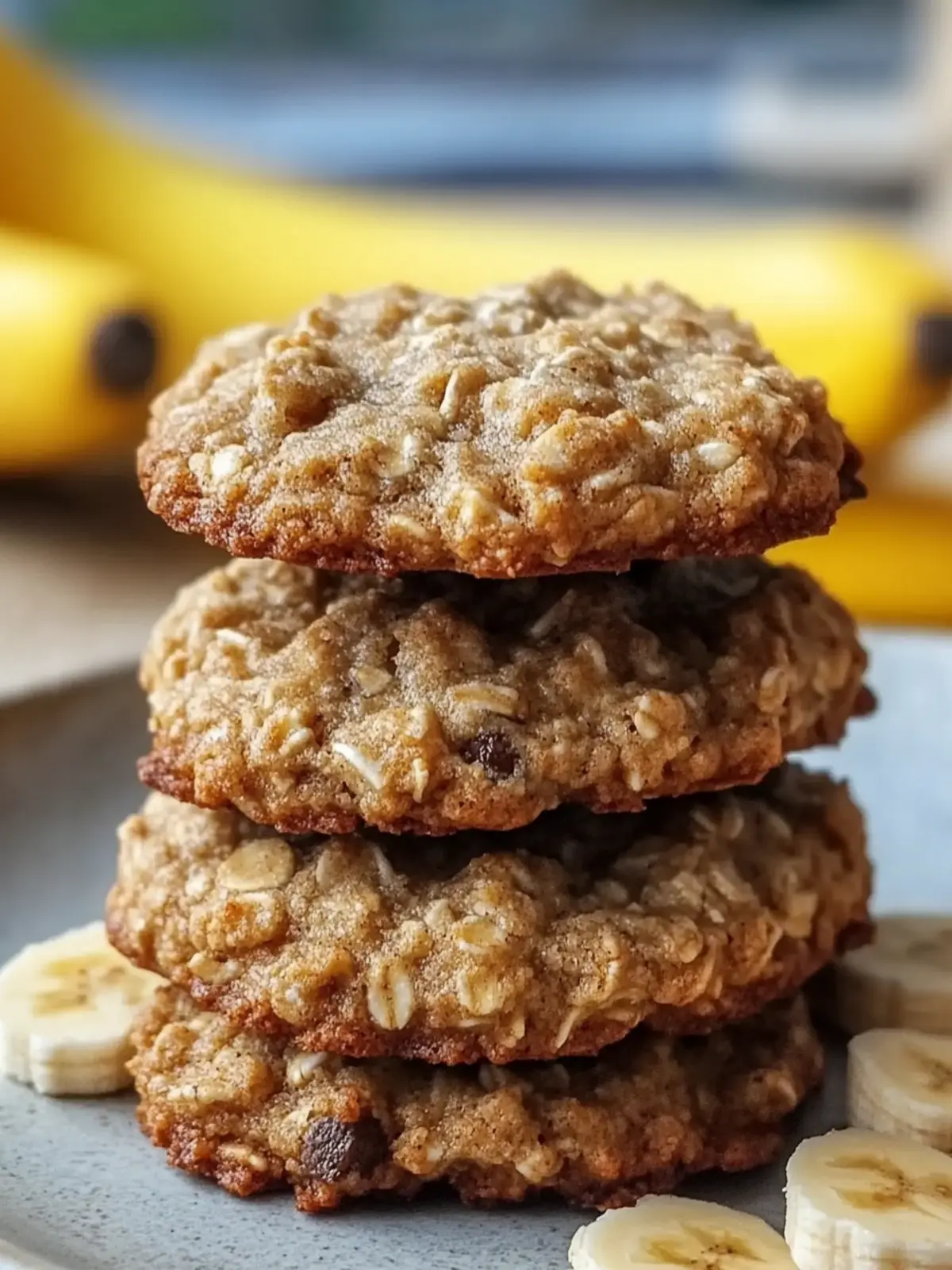 Chewy Banana Oatmeal Cookies for Guilt-Free Snacking Delights 3 Chewy Banana Oatmeal Cookies