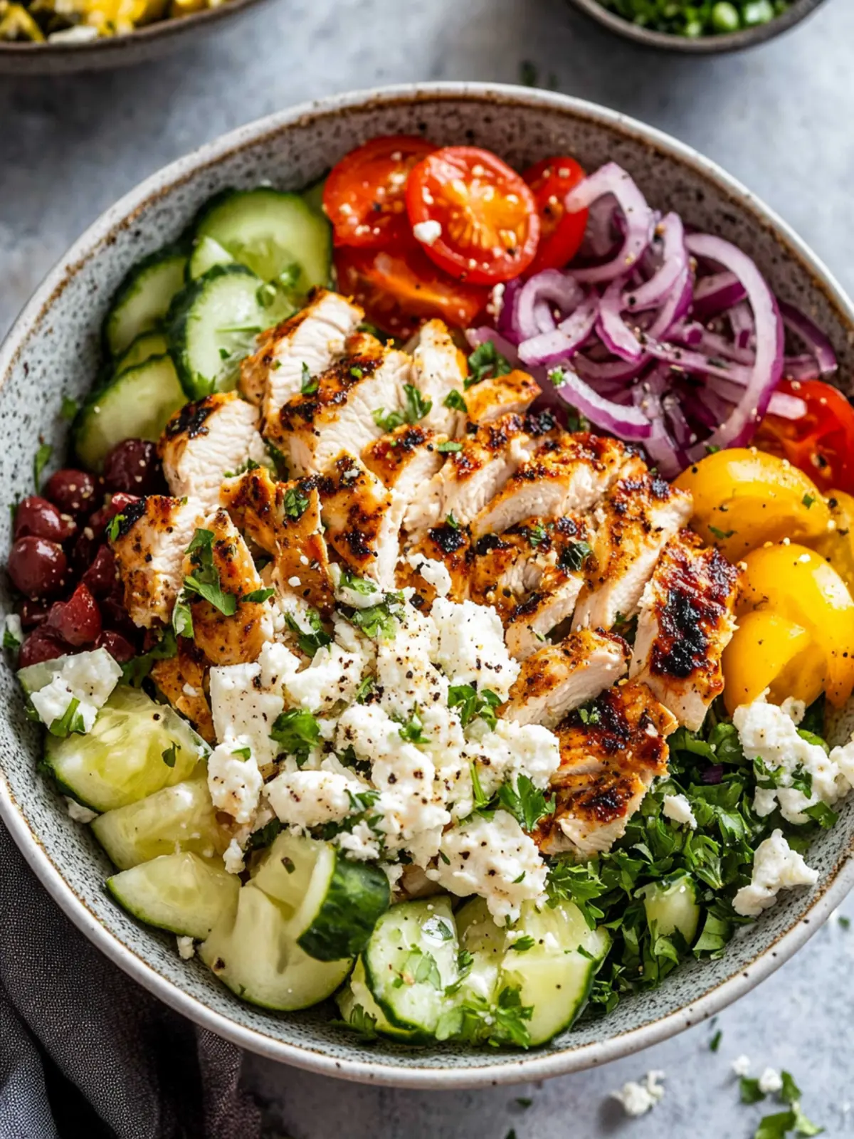 Delicious Greek Chicken Bowls for a Flavorful Dinner Night 3 Greek Chicken Bowls