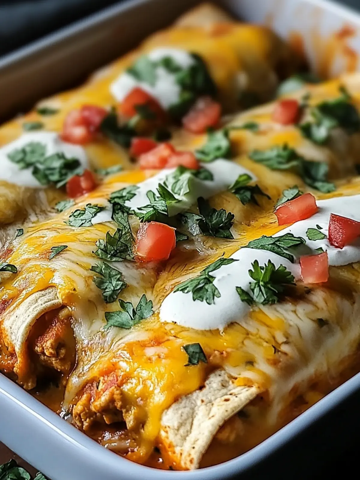 High Protein Chicken Enchiladas – A Healthy Meal Prep Delight 2 High Protein Chicken Enchiladas