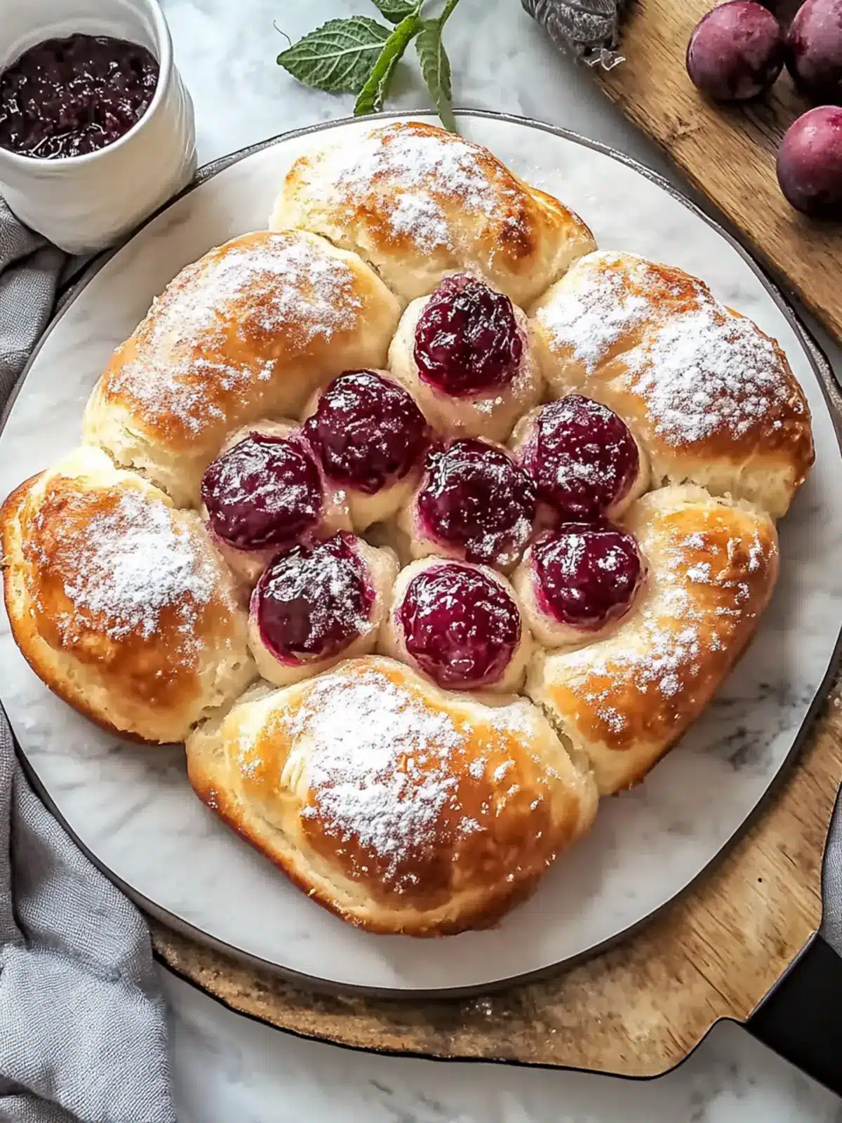 Homemade Jam Donut Focaccia: Your New Brunch Obsession 4 Homemade Jam Donut Focaccia