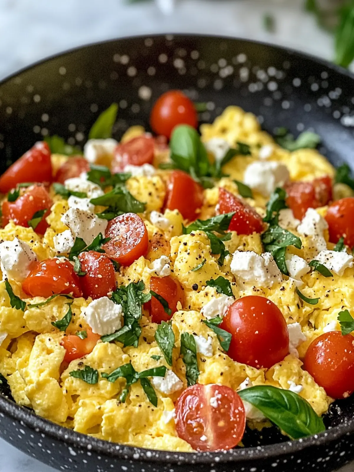 Delicious Healthy Mediterranean Scrambled Eggs to Energize Your Mornings 2 Healthy Mediterranean Scrambled Eggs