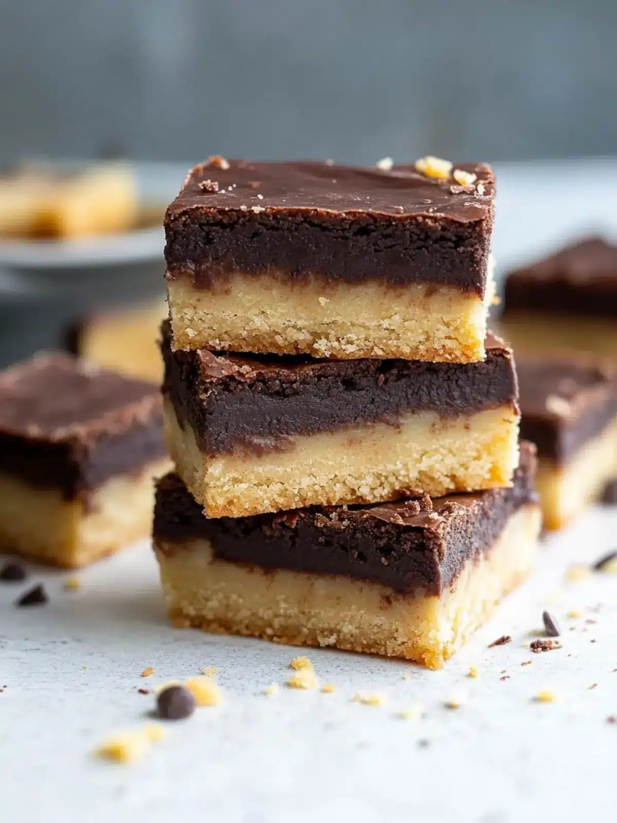 Easy Brownie Shortbread Bars with Ganache You’ll Crave Daily 2 Easy Brownie Shortbread Bars with Ganache