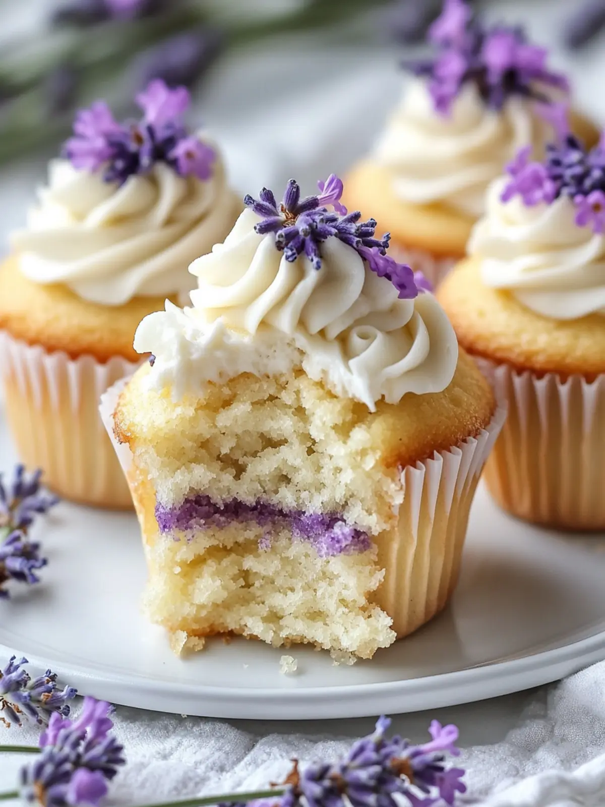 Lavender Honey Cupcakes: Elevate Your Dessert Game Today 3 Lavender Honey Cupcakes