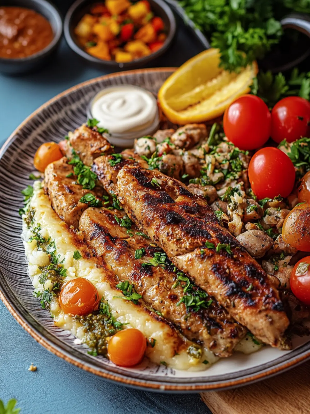 Savor Authentic Egyptian Hawawshi: Crispy Spiced Pitas 4 Egyptian Hawawshi (Arayes)