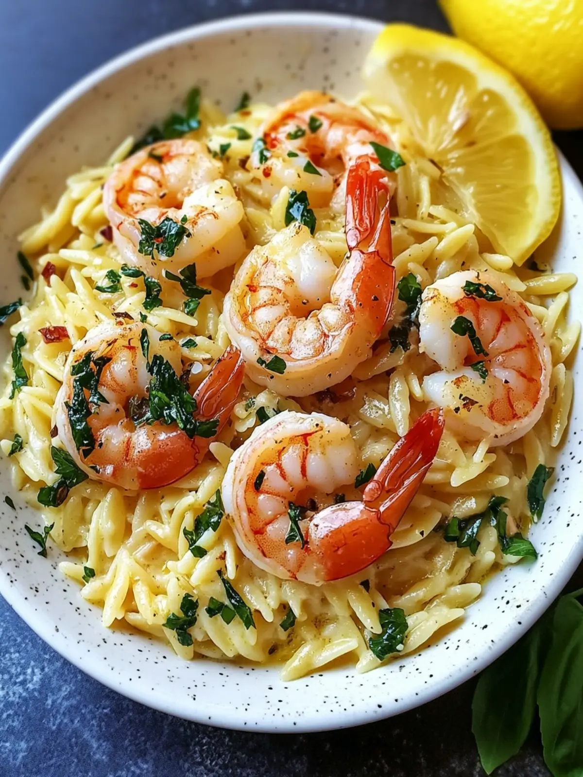 Shrimp Orzo in Lemon Garlic Sauce – A 30-Minute Delight 4 Shrimp Orzo In Lemon Garlic Sauce