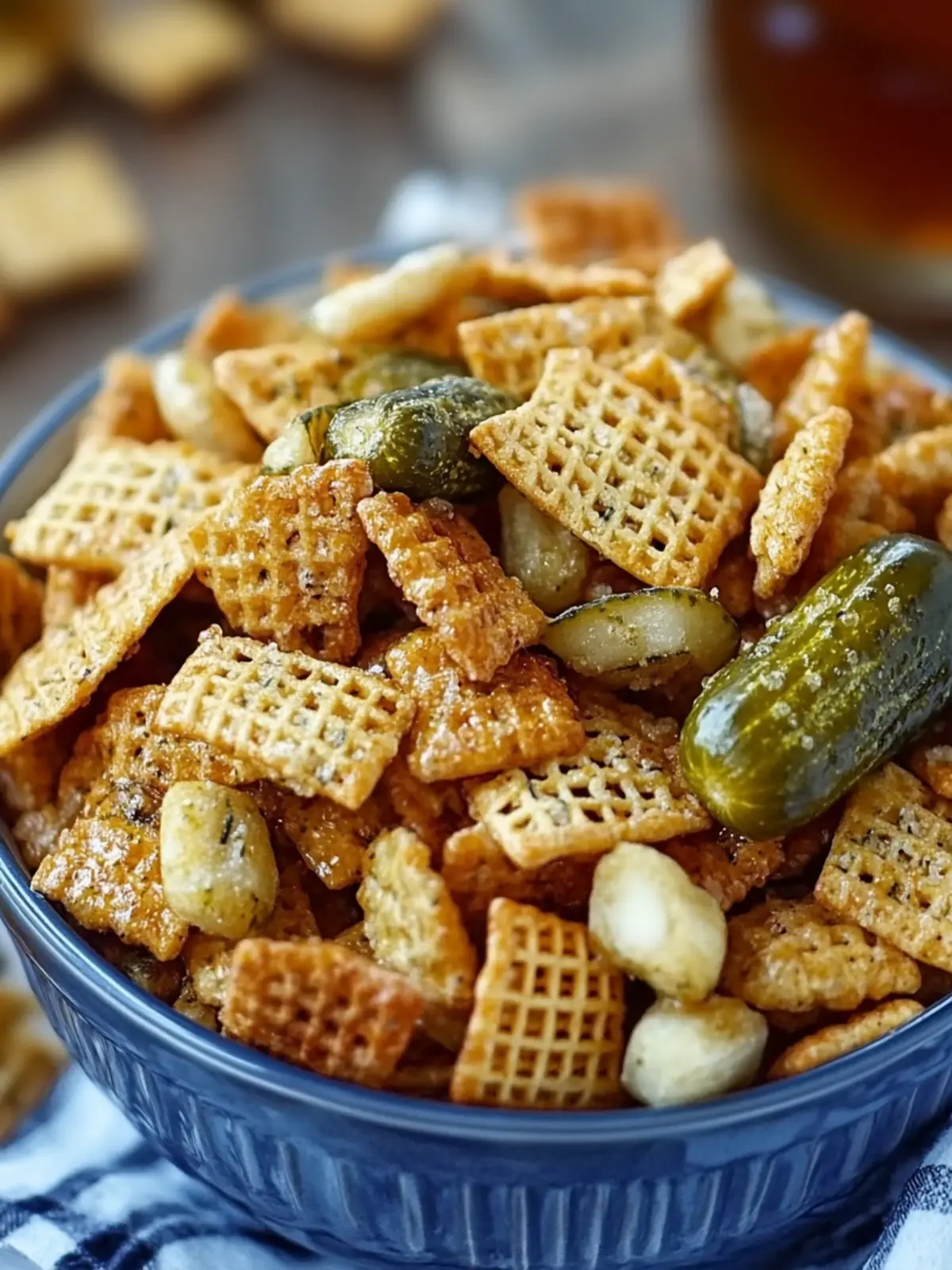 Crunchy and Tangy: Irresistible Dill Pickle Chex Mix Recipe 4 Crunchy and Tangy: My Favorite Dill Pickle Chex Mix