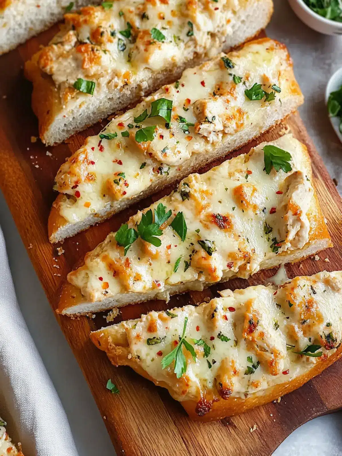 Mouthwatering Viral Chicken Alfredo Garlic Bread Recipe 3 Viral Chicken Alfredo Garlic Bread